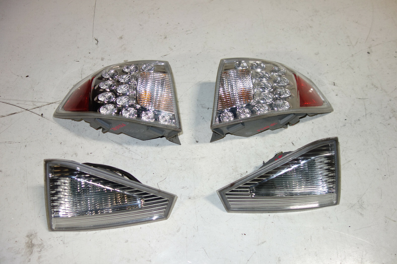 JDM Subaru Impreza WRX STi Hatchback OEM Tail Lights Lamps Pair 2008-2014