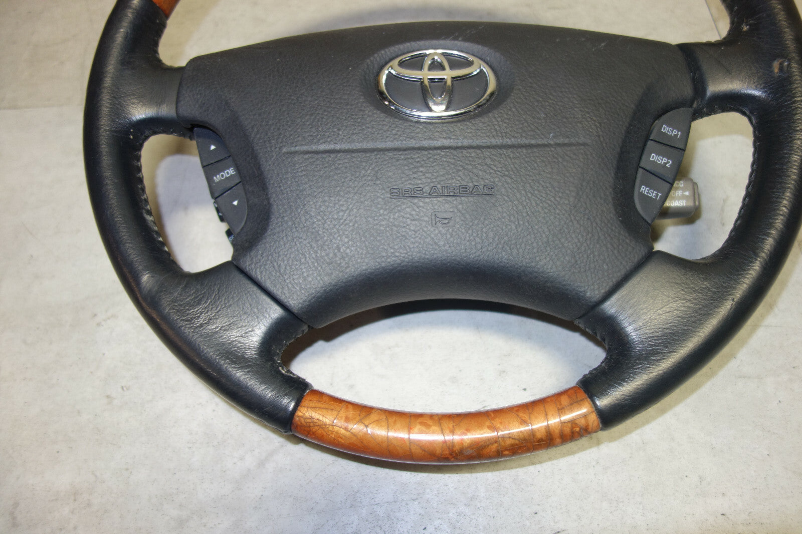 JDM Toyota Celsior / Lexus LS430 Steering Wheel Wood Leather 2001-2006