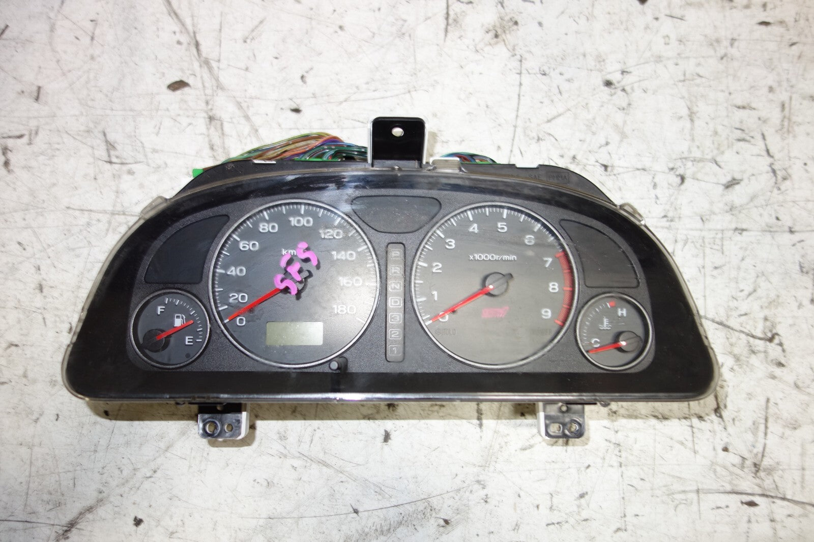 JDM SUBARU FORESTER STi SF5 AUTOMATIC GAUGE CLUSTER  SPEEDOMETER 1998-2002