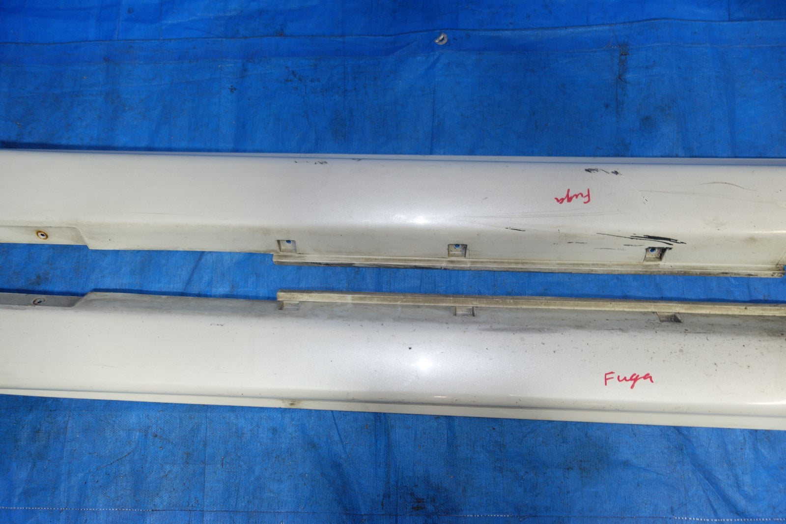 JDM Infiniti M35 M45 OEM Side Skirts Rocker Panels Nissan Fuga 2006-2010 LH RH
