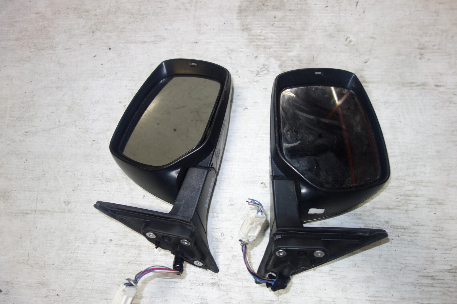 JDM Subaru Legacy Power Folding Door Mirrors Lights With Switch BRM 2010-2014