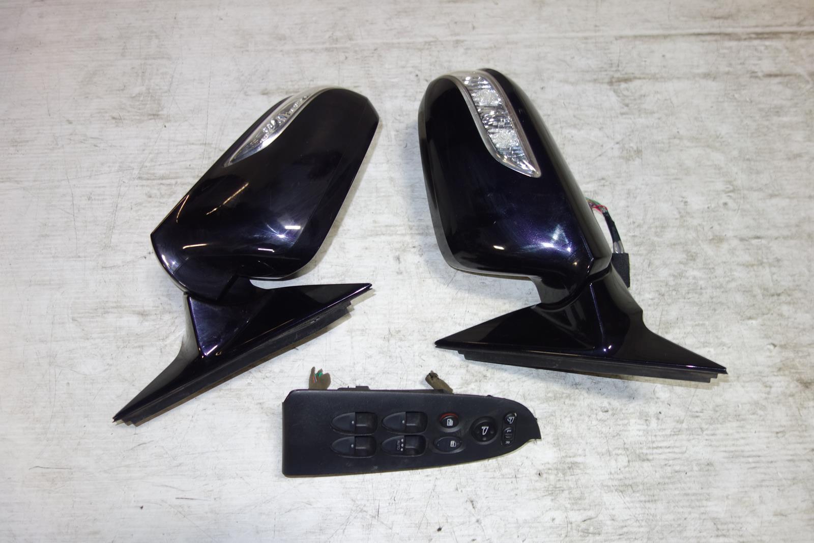 JDM Honda Accord CP3 Power Folding Mirrors Auto Flip OEM With Switch 2008-2012