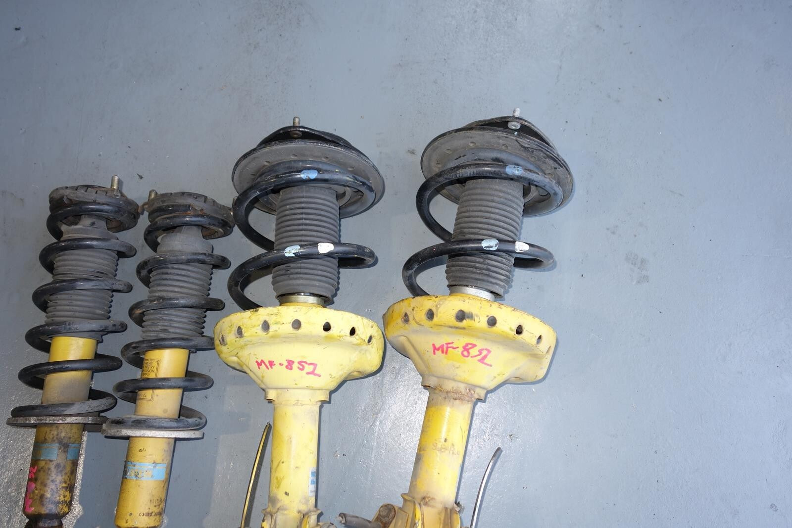 JDM Subaru Legacy Bilstein Yellow Shocks Struts Springs 2005-2009 # MF -852