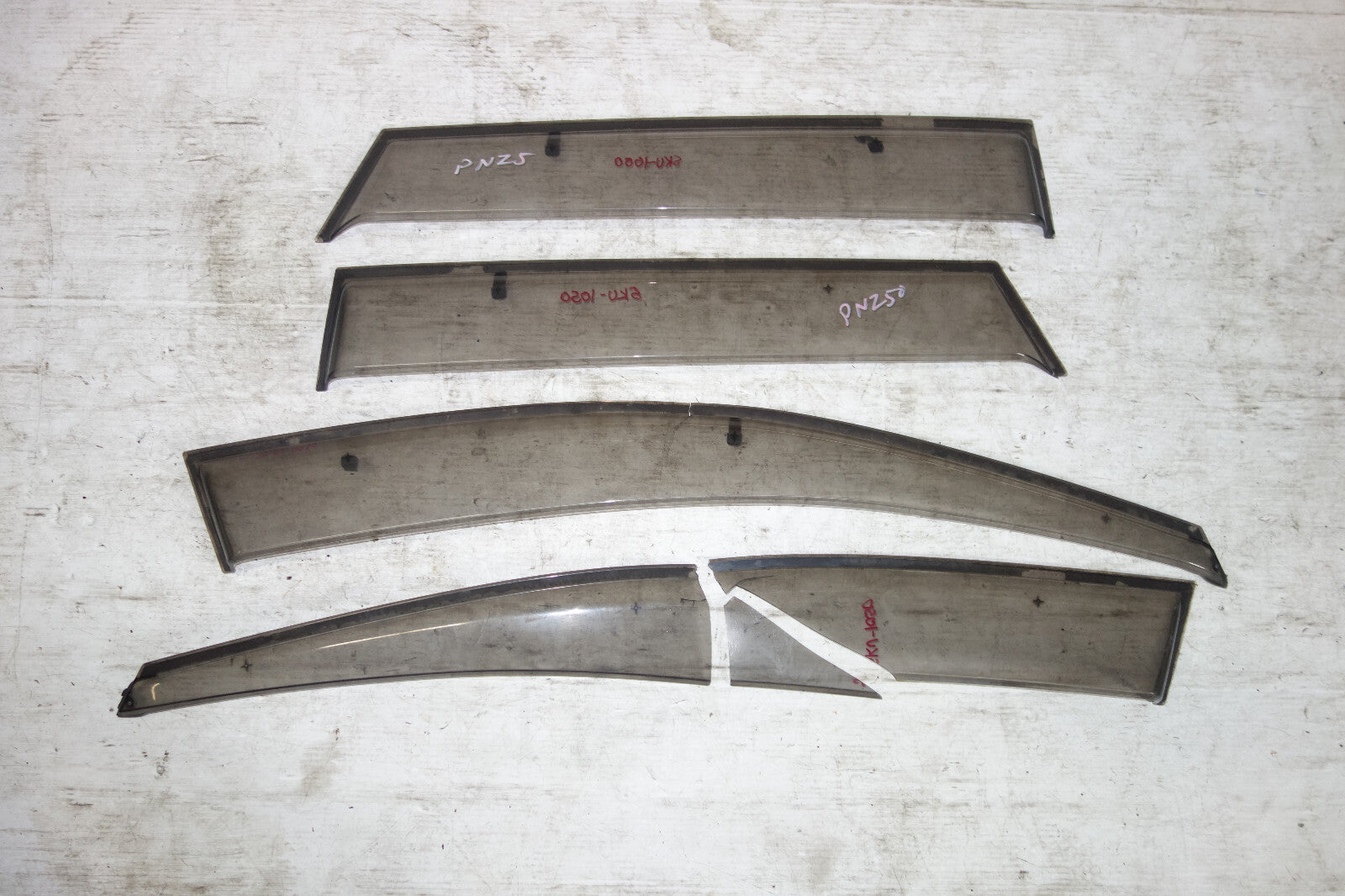 JDM Nissan Murano Genuine Window Visors Rain Guards 2003-2007 OEM
