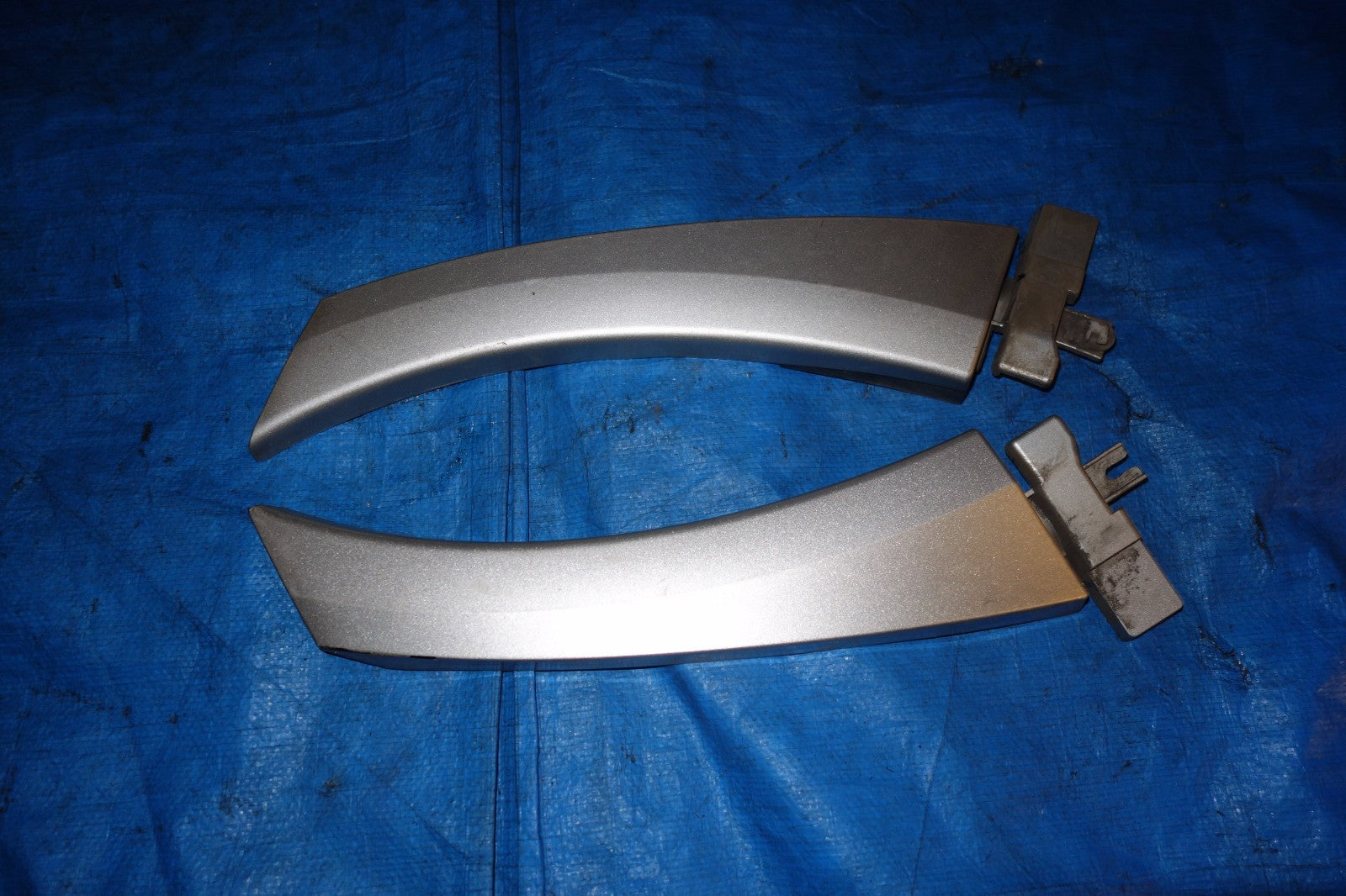 JDM Subaru Legacy OEM Quarter Panel Trim Moulding Molding Pair Silver 2005-2009