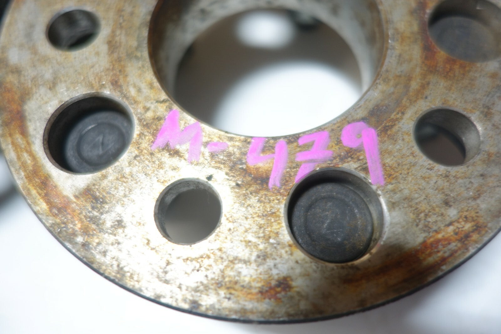 JDM USED 1 INCH 5X100 2 WHEEL SPACERS ADAPTERS 5 LUG CARS 5X100 SPACERS ADAPTERS