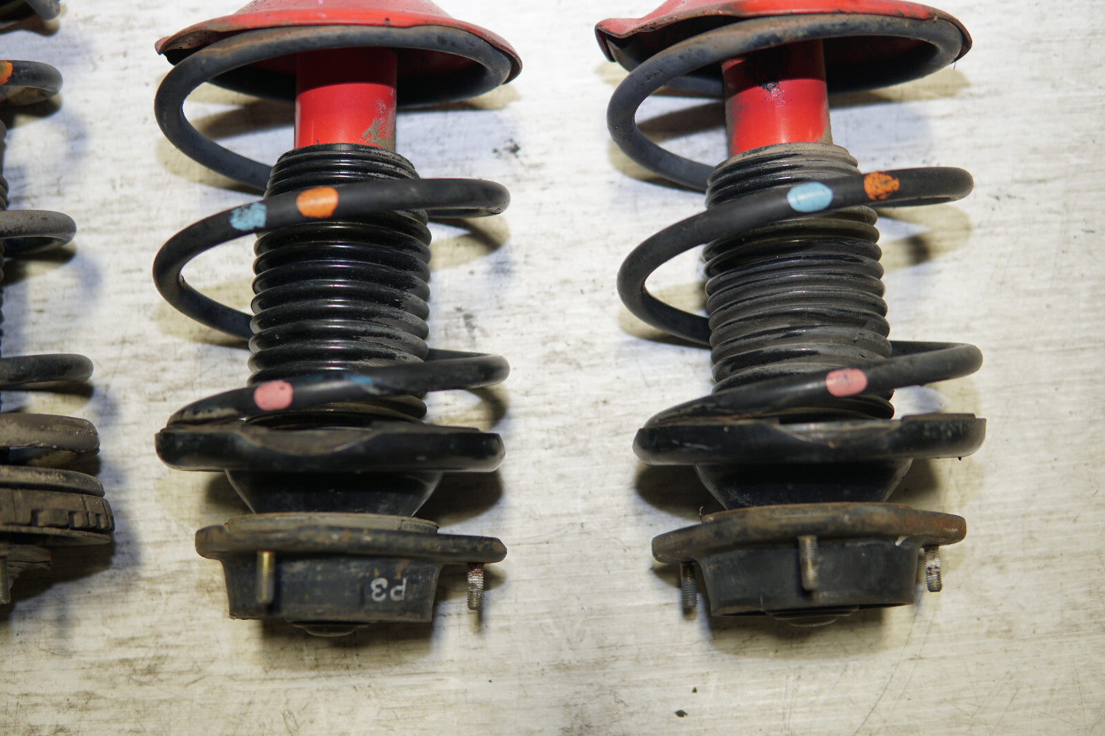 JDM Subaru Impreza WRX STi 5x100 Shocks Coil Springs Struts 2002-2007 V8 V7 V9