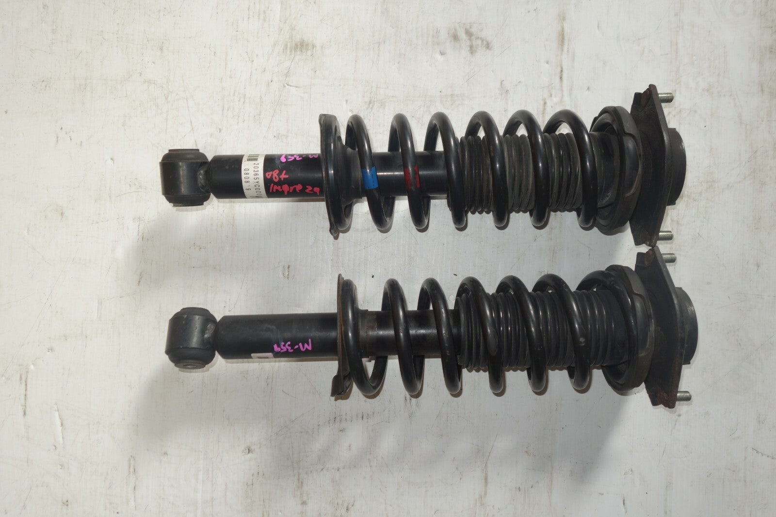 JDM 2008-2014 SUBARU IMPREZA WRX OEM KYB REAR  SHOCKS STRUTS COIL SPRING GENUINE