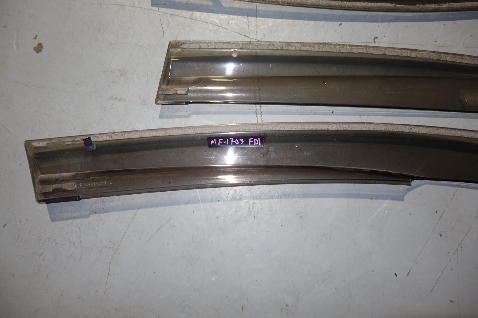 JDM Honda Civic Type R FD2 Acura CSX Mugen Window Visors Rain Guards 2006-2011