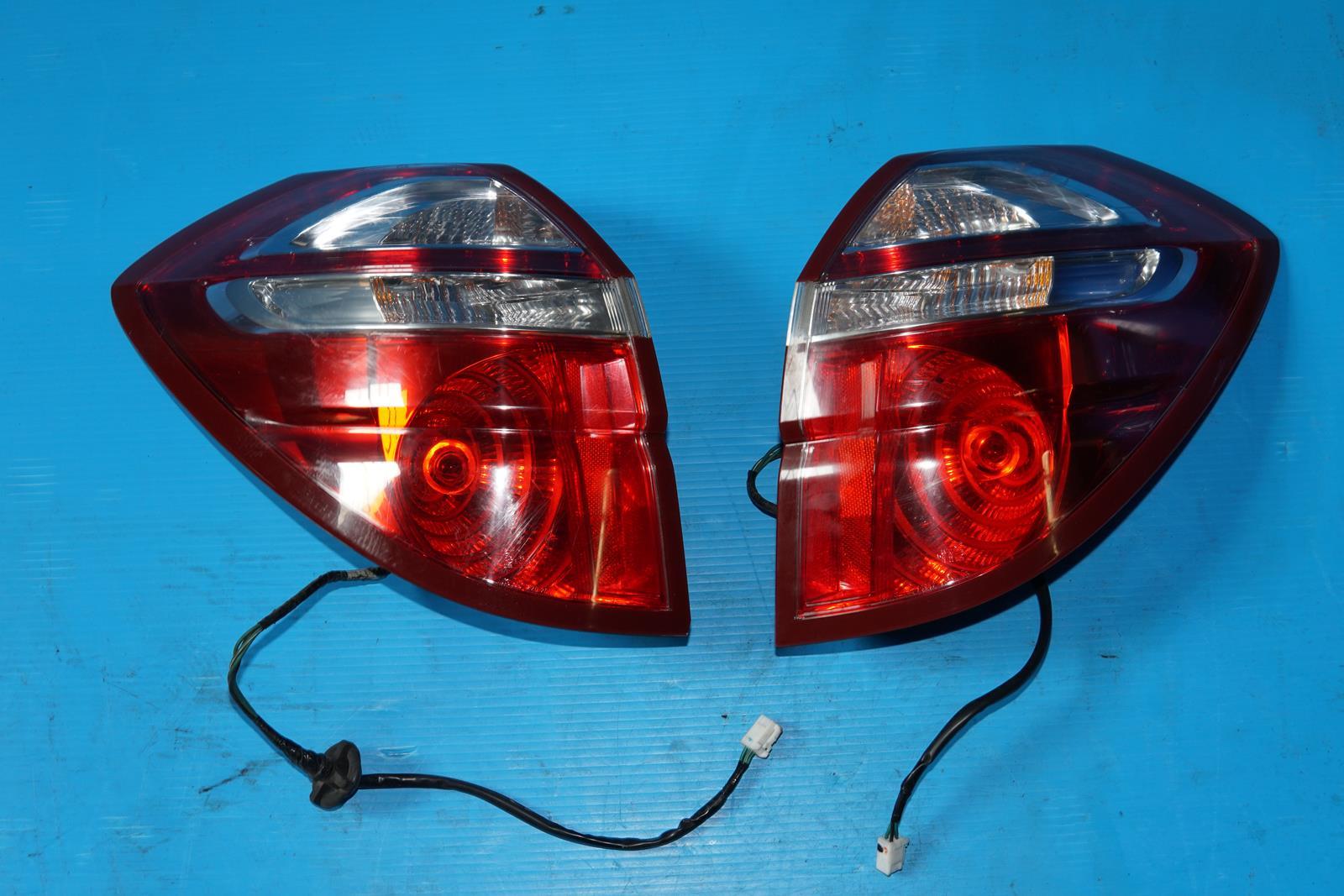 JDM Subaru Legacy Outback Kouki OEM Red & Clear Tail Lights Lamps 2005-2009