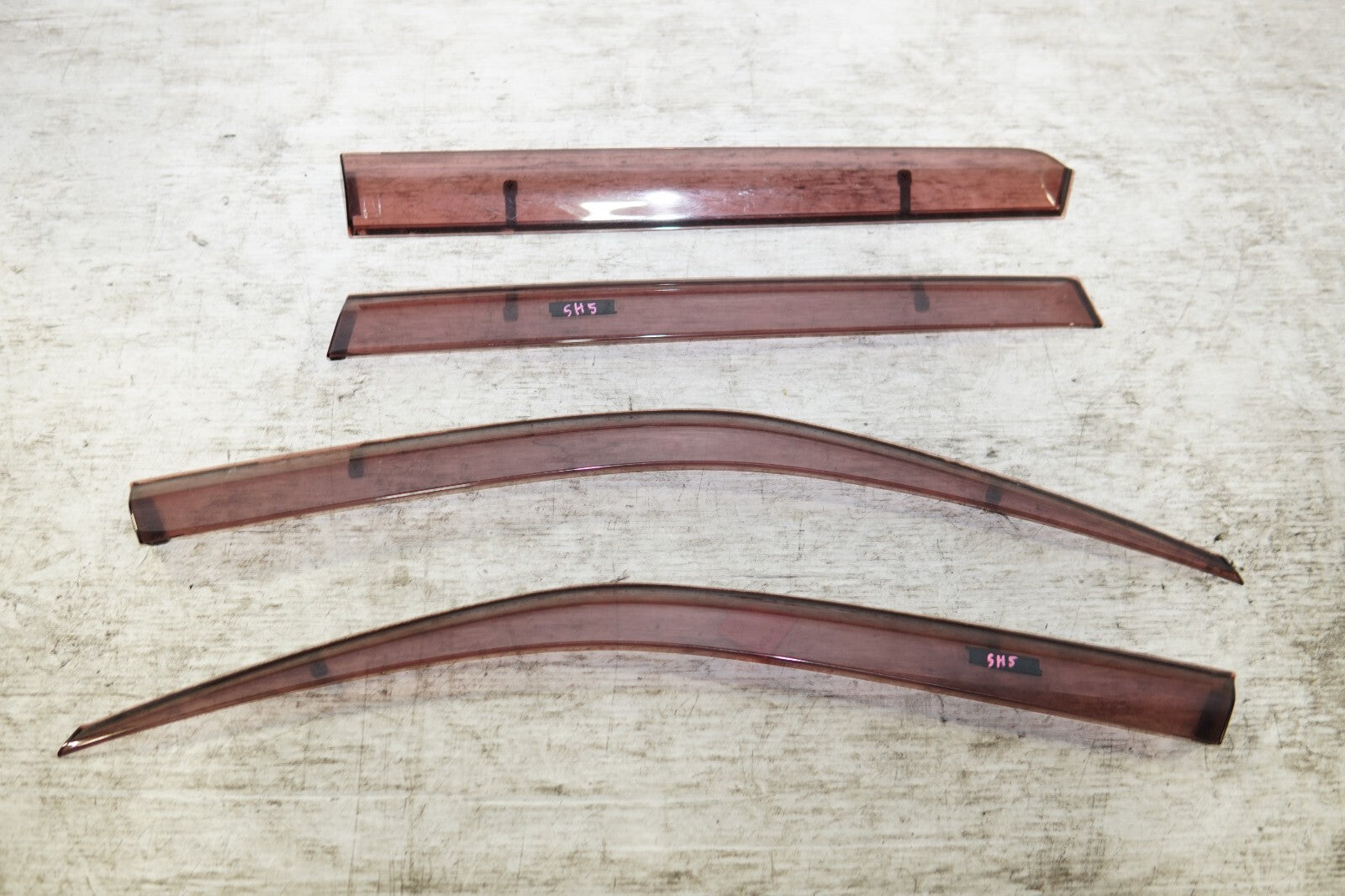 JDM 2009-2013 SUBARU FORSTER SH5 USED WINDOW VISORS  OEM RAIN GUARDS MF-379