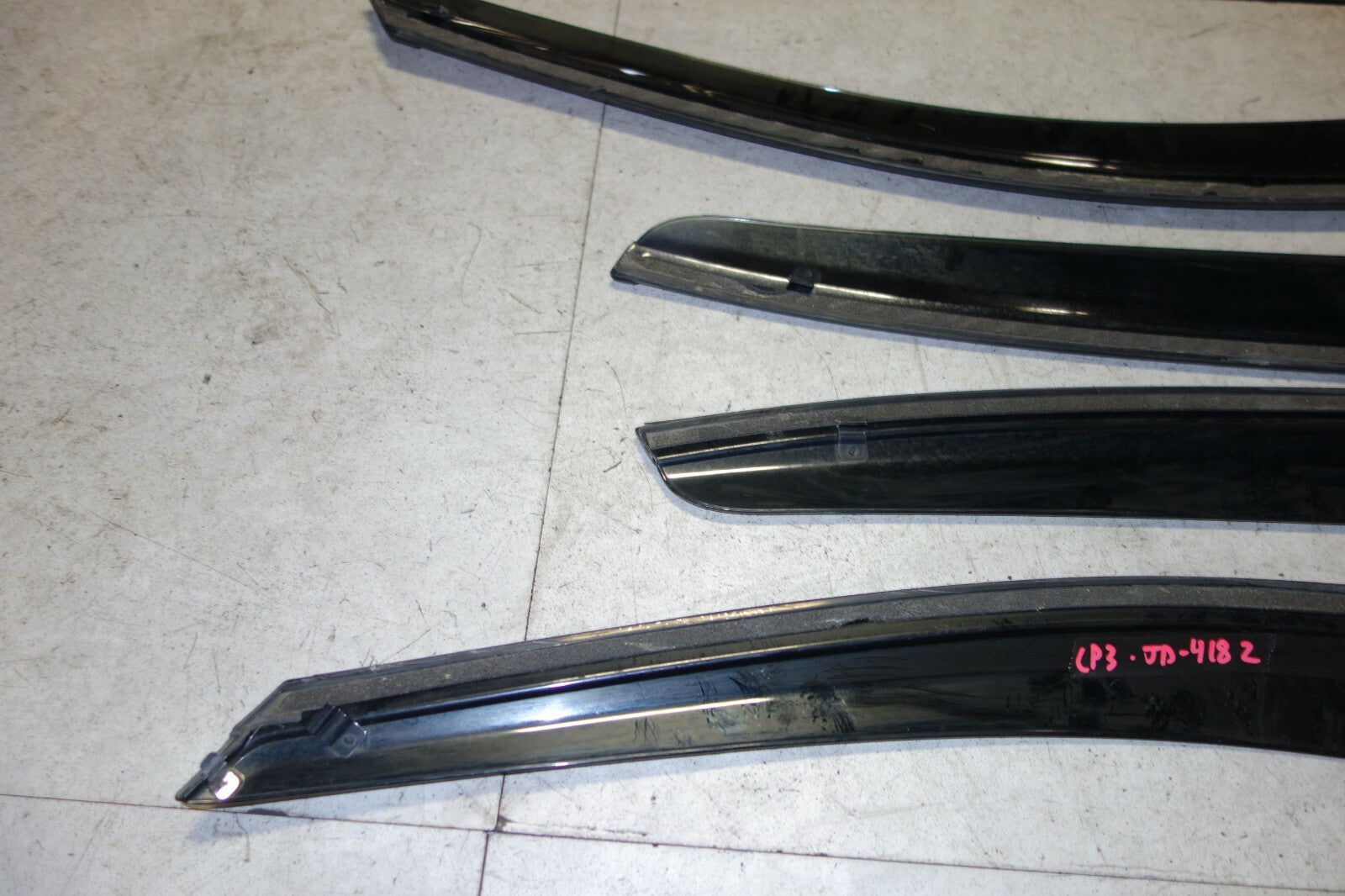 JDM 2008-2012 HONDA INSPIRE ACCORD CP3 WINDOW VISORS OEM RAIN GUARDS RARE
