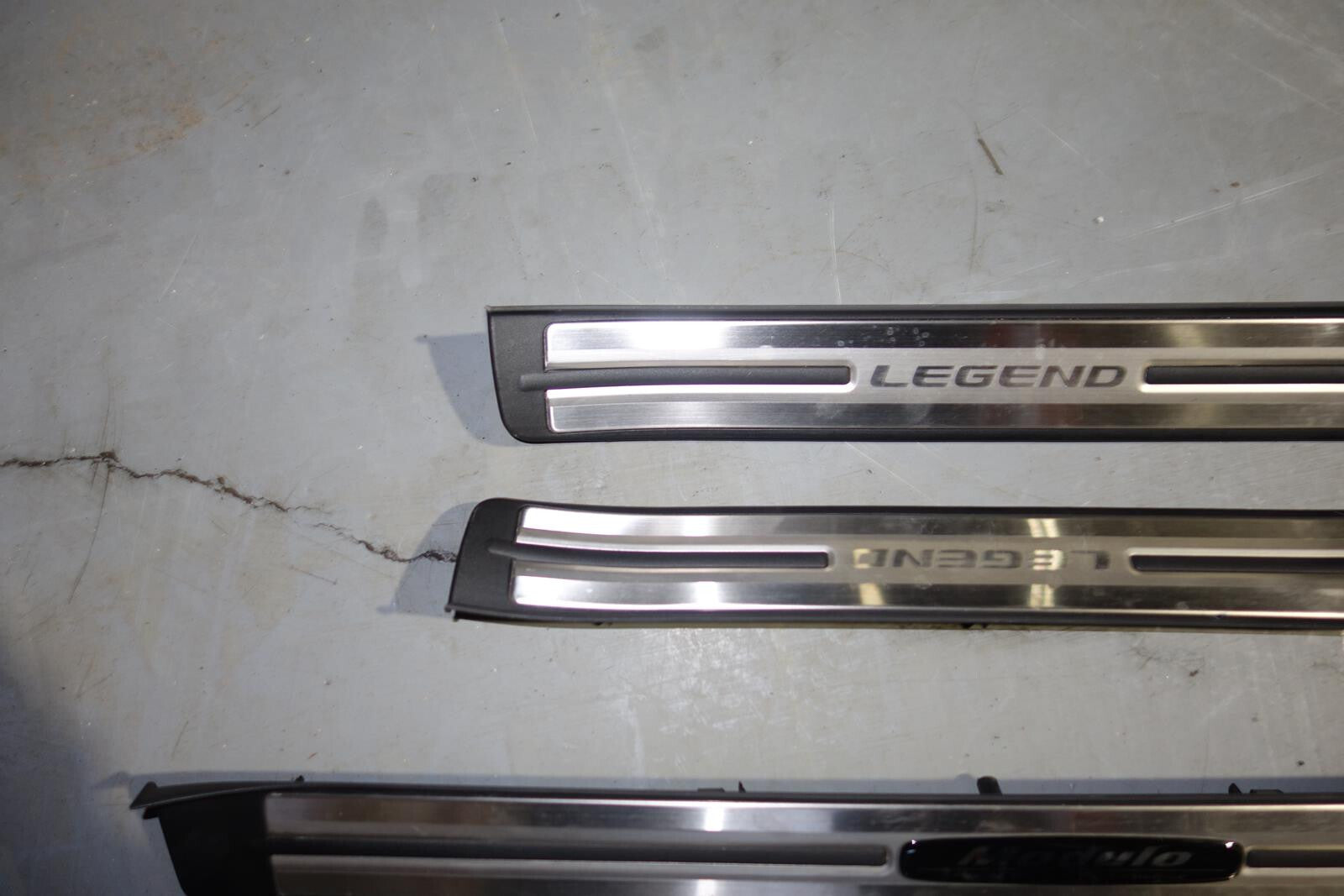 2005-2008 Acura RL MODULO Door Sills Scuffs Kick Plates Honda Legend KB1 JDM