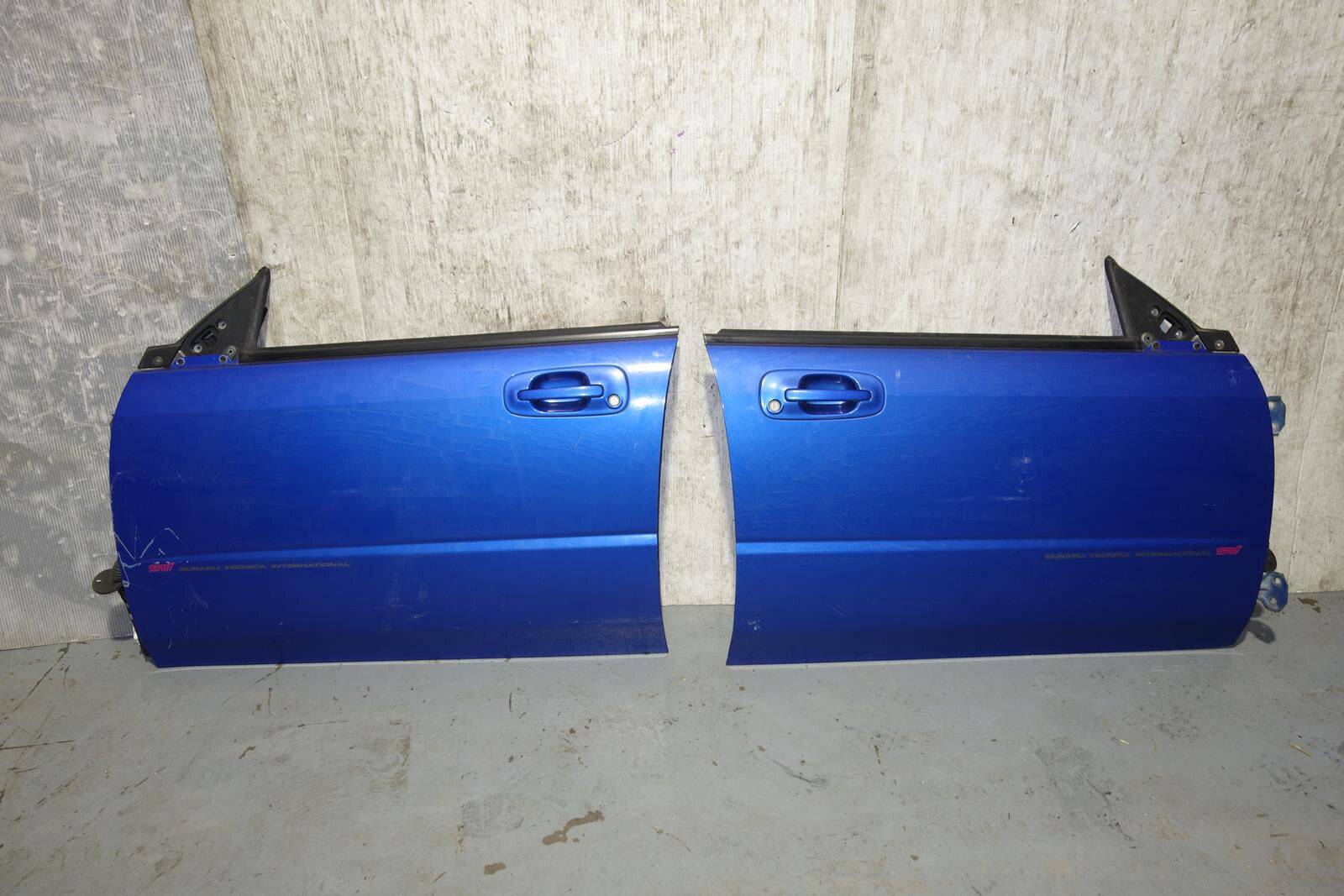 JDM Subaru Impreza WRX STi GDB GD Used OEM Front Doors 2002-2007 Door GG GGB GGA