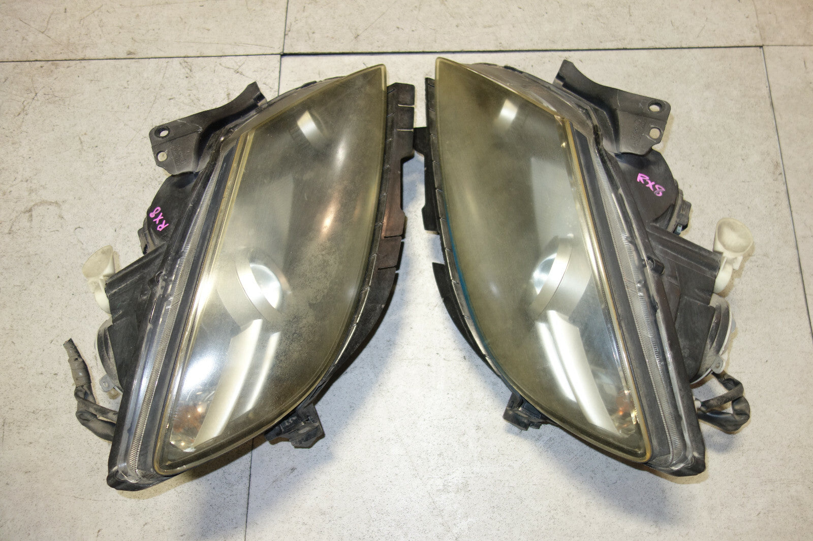 JDM Mazda RX8 SE3P Headlights Headlamp OEM 2004-2008 RX-8 Headlights Head Lights