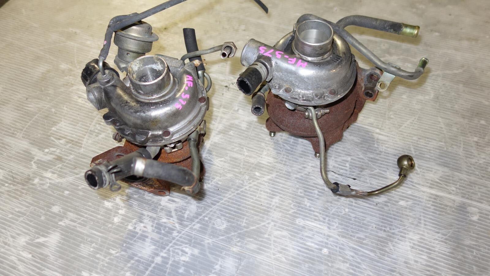 JDM Subaru Legacy VF31 VF32 OEM Turbo Chargers Twin Turbo EJ206 EJ208 2000-2004