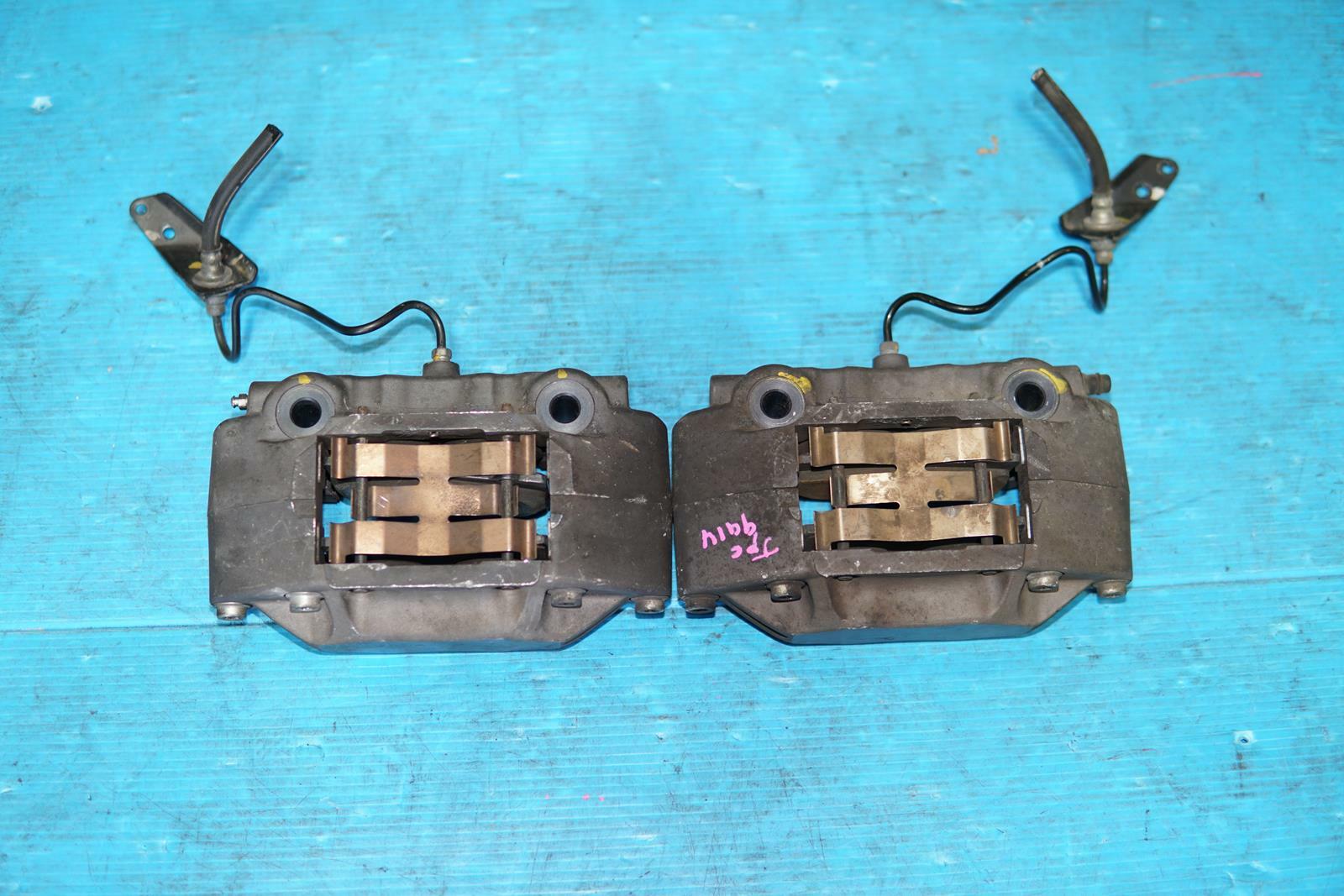 JDM Acura RL OEM Big Front 4 Pot / Piston Advics Brake Calipers OEM 2005-2012