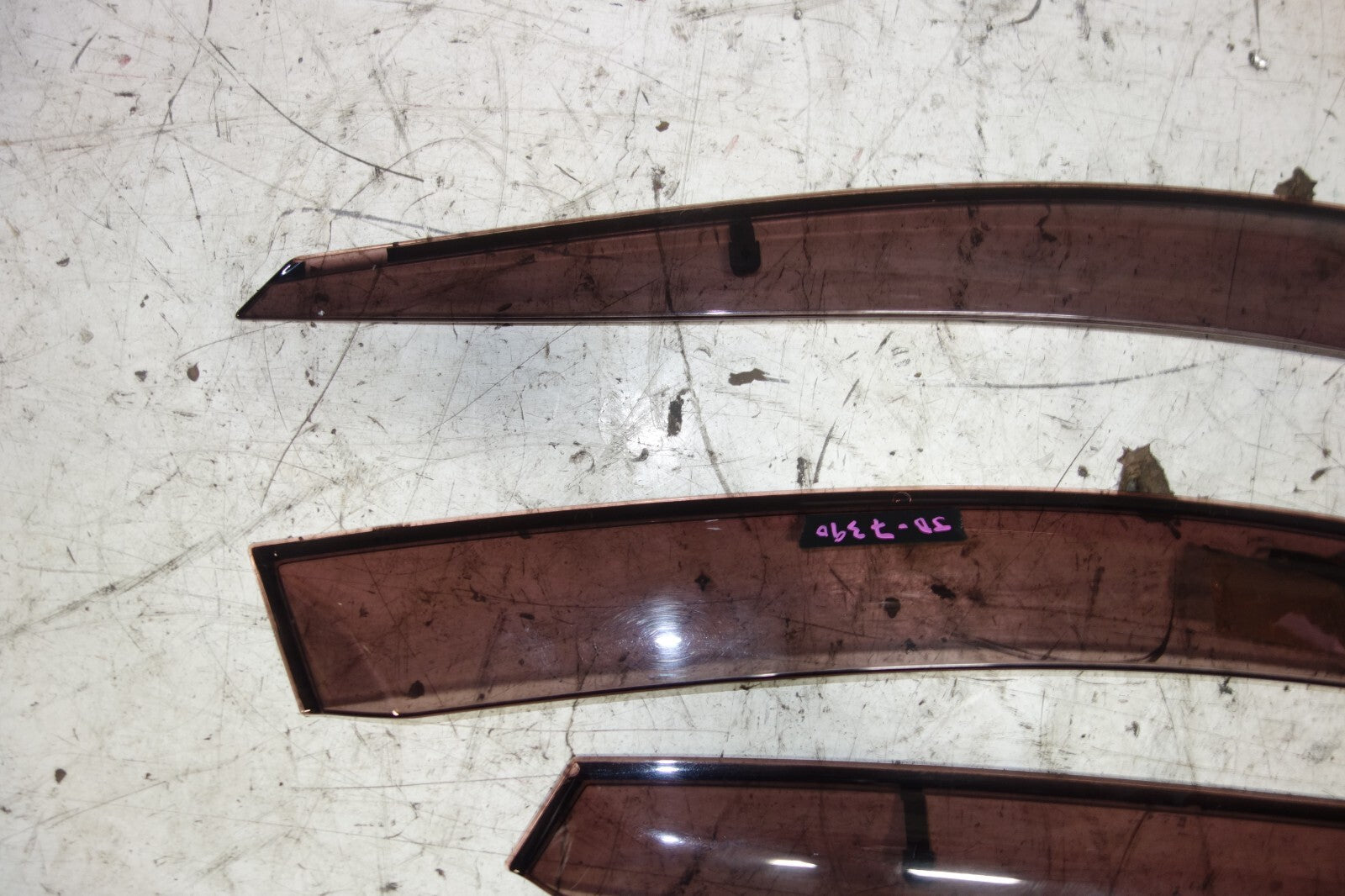 JDM Subaru Impreza WRX STI Window Visors Rain Guards 2008-2014 GRF GRB OEM Japan