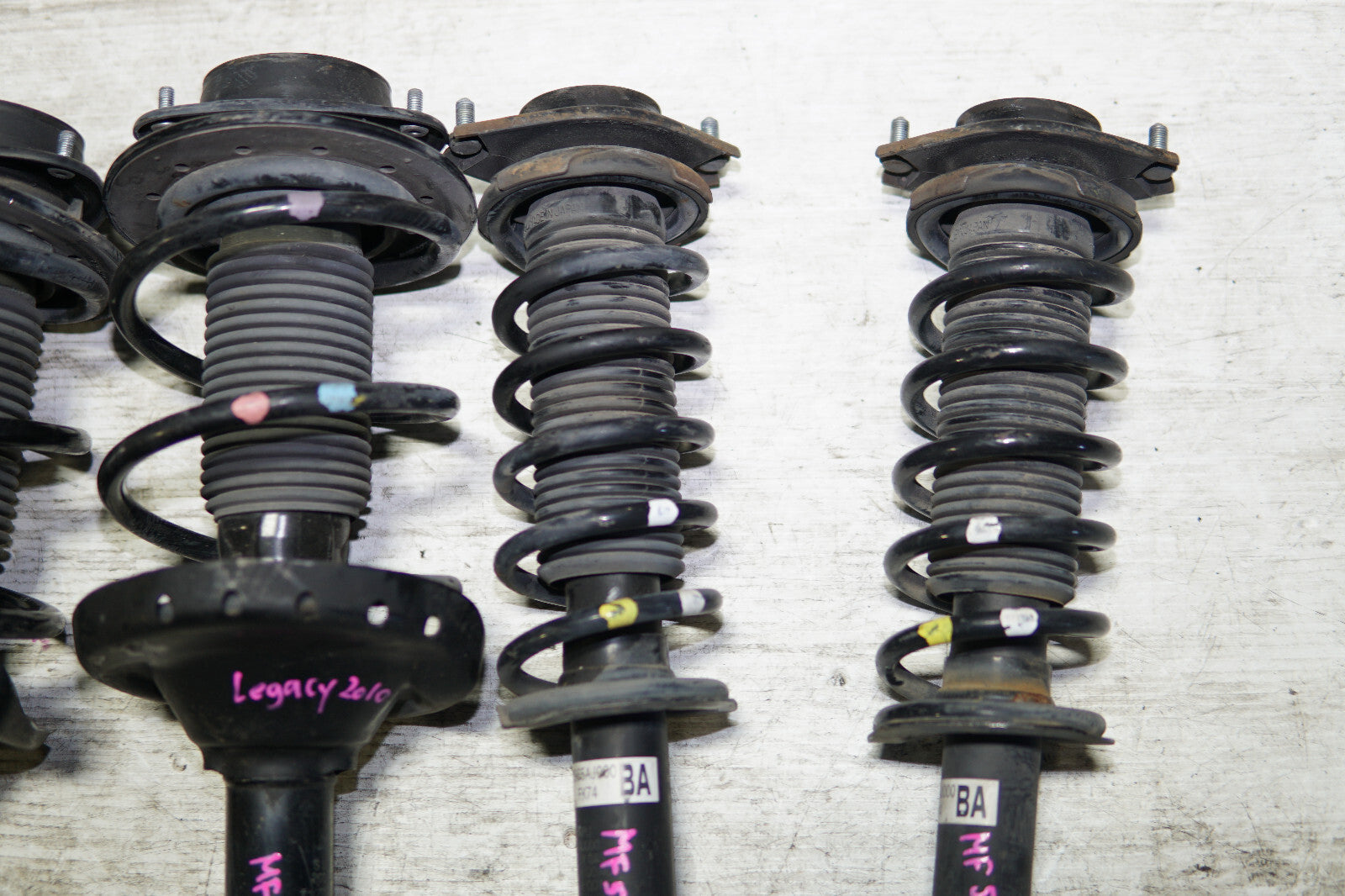 JDM Subaru Legacy Shocks Struts Coil Springs Suspension 2010-2014 BR BM
