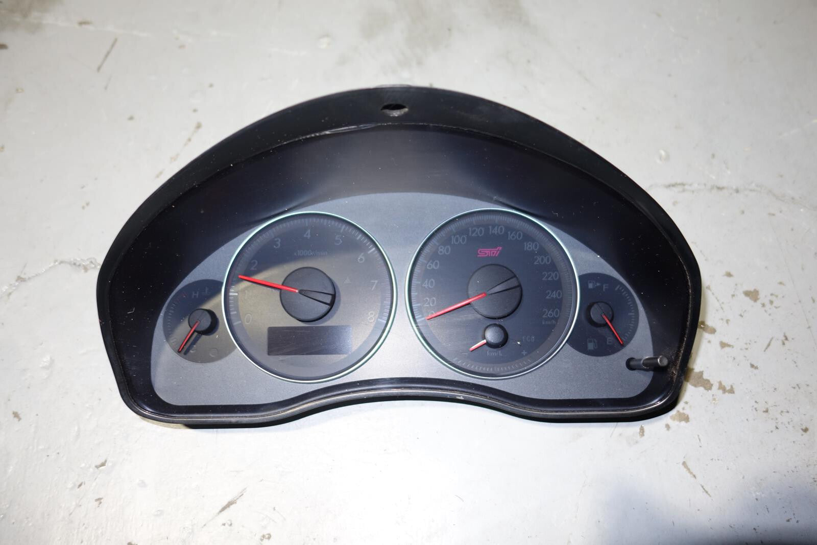 JDM Subaru Legacy S402 Tuned By STi Gauge Cluster Speedometer 260K/H