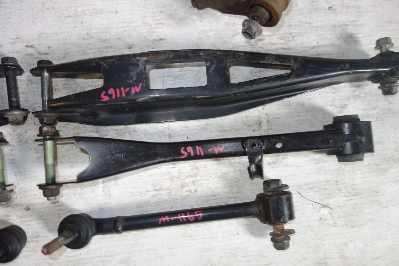 JDM 2008-2014 SUBARU IMPREZA WRX STi OEM REAR UPPER LOWER CONTROL ARM TOE ARM