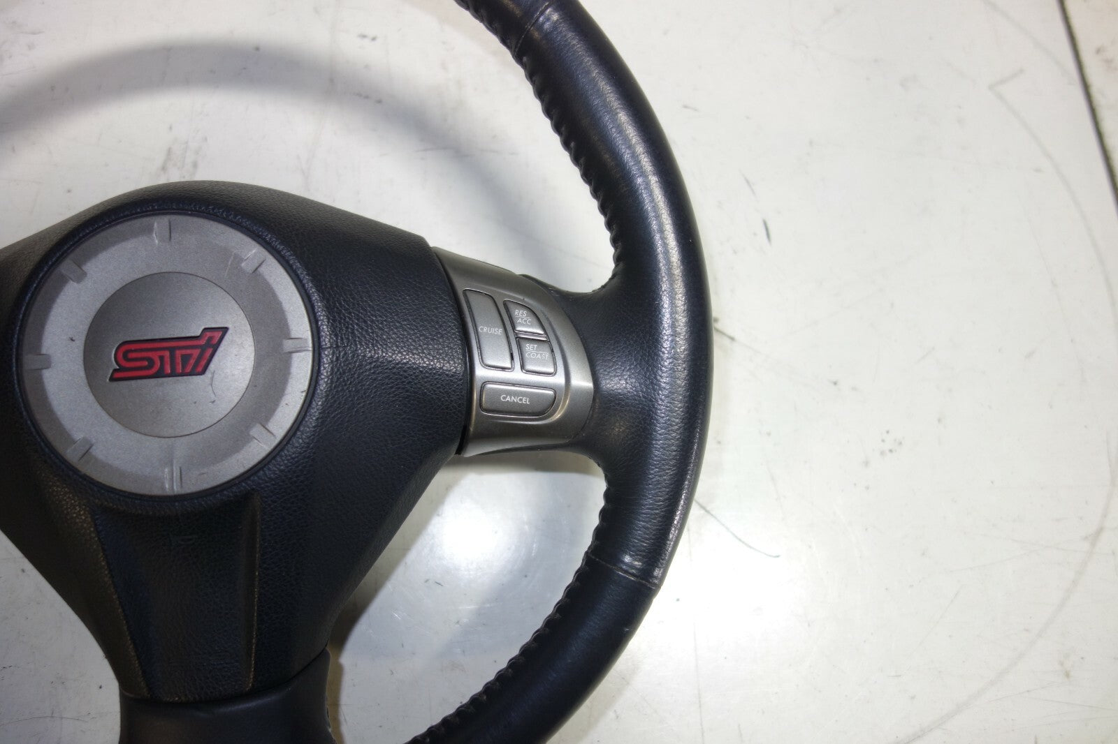 JDM Subaru Impreza WRX STI Steering Wheel / Hub 2008-2014 GRB OEM Japan