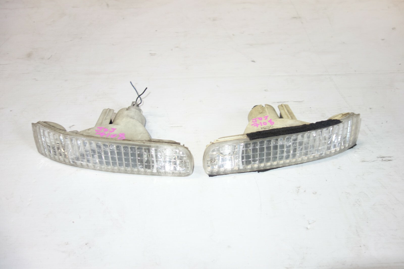 JDM Honda Prelude BB4 OEM Front Bumper Outer Signal Lights 1992-1996 Left Right
