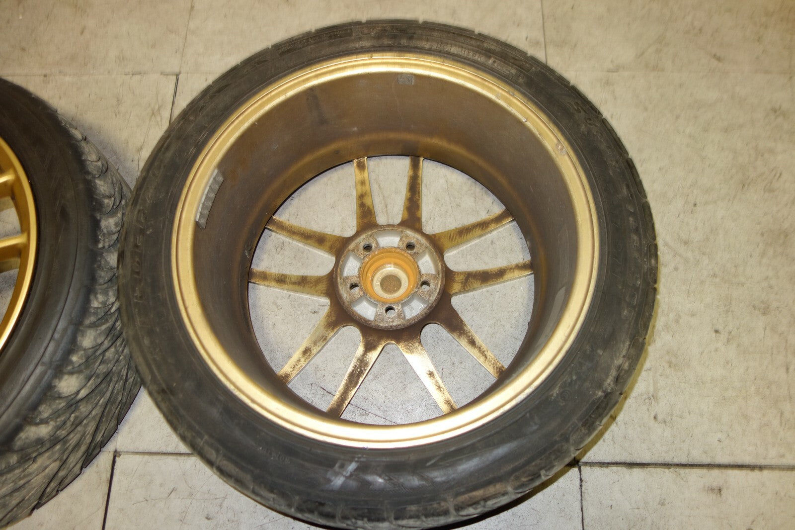 JDM PIAA Rims Wheels Tires 5x100 17x7.5 + 48 Offset Made in Japan Luomoterzo