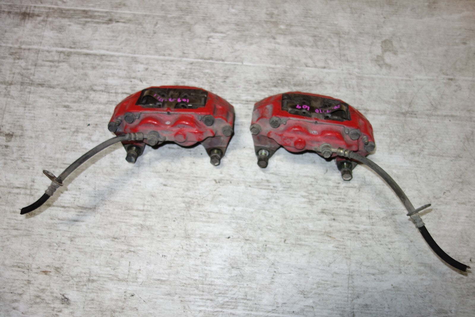 JDM Subaru Impreza Legacy Forester Front Brake Calipers Pair Upgrade 4 Piston #2