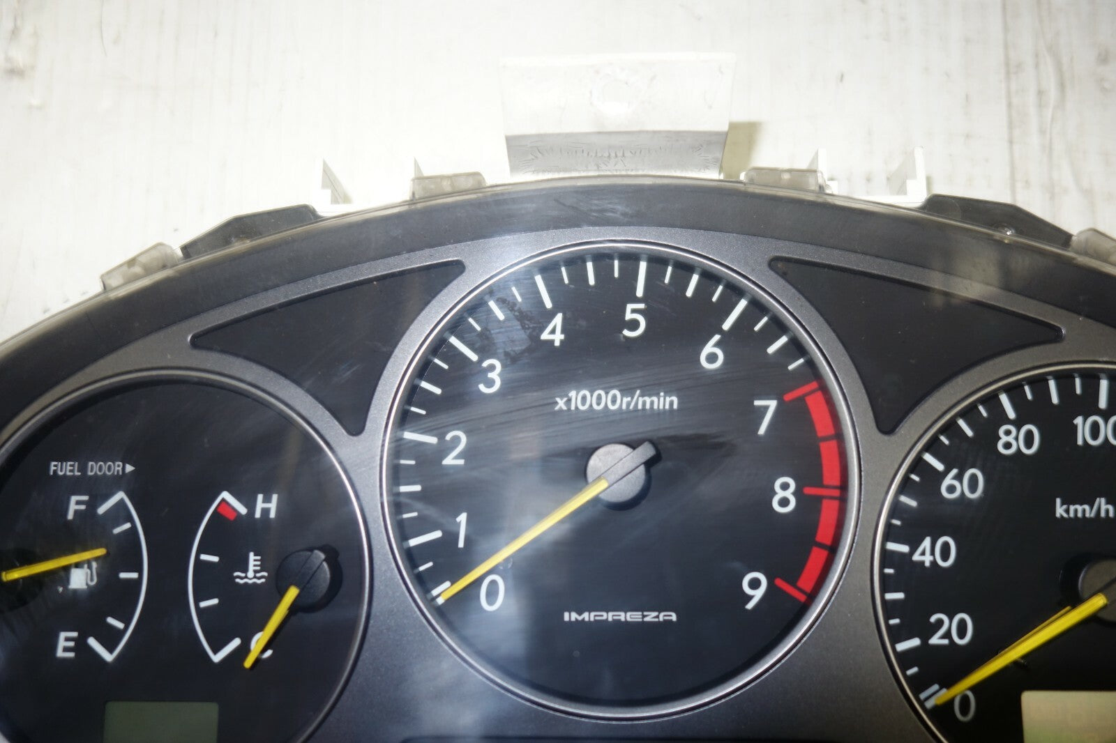 JDM 2002-2003 SUBARU IMPREZA WRX V7  MANUAL 5 SPEED GAUGE CLUSTER  SPEEDOMETER