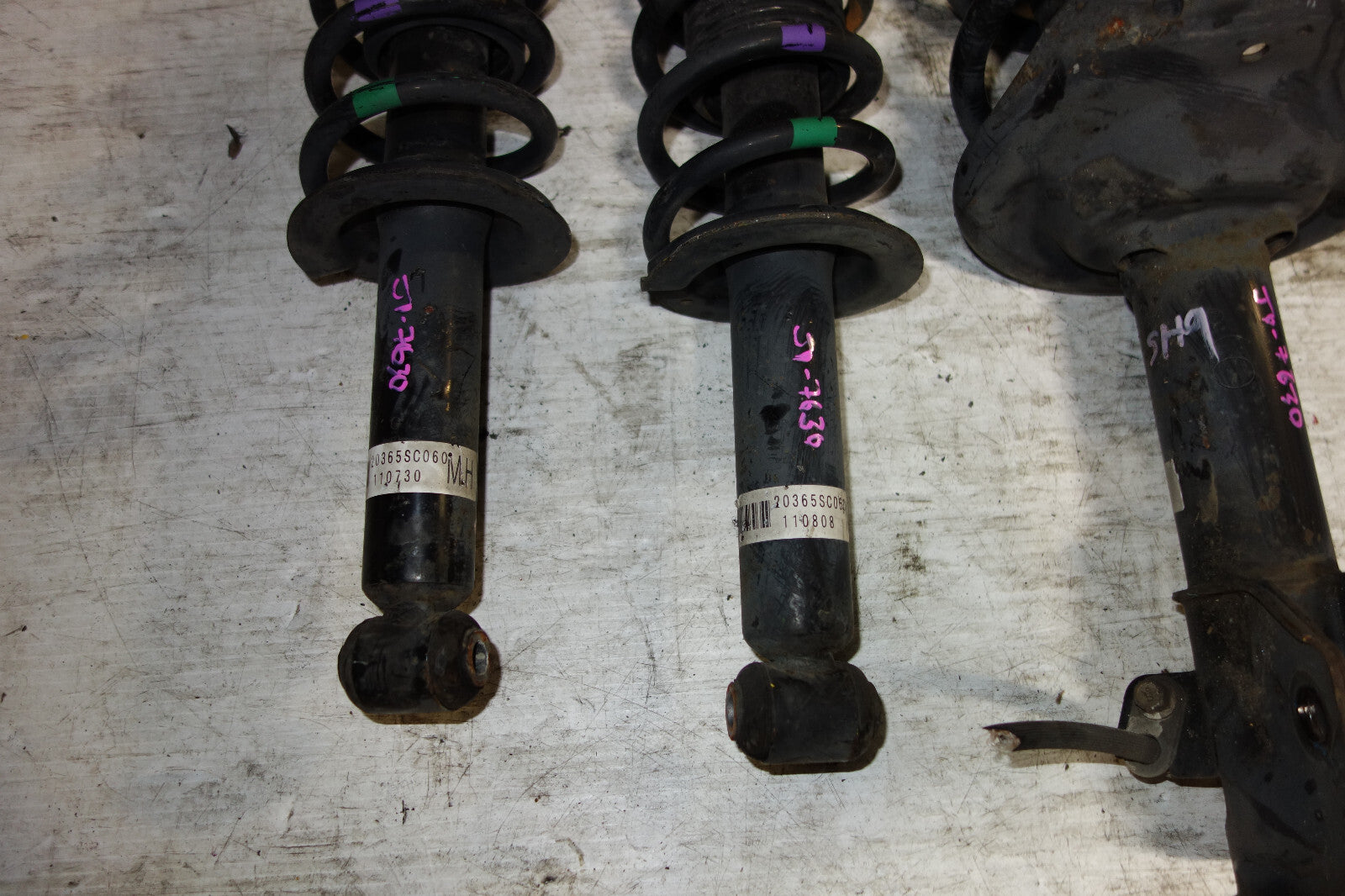 JDM Subaru Forester STi Shocks Coil Springs Struts Suspension 2009-2013 SH9 SH5