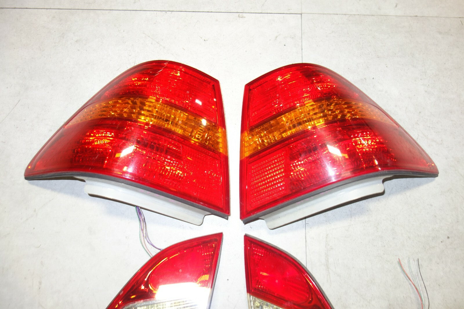 JDM 2001-2003 GENUINE TOYOTA LEXUS LS430 CELSIOR ZANKI OEM TAIL LIGHTS LAMPS SET