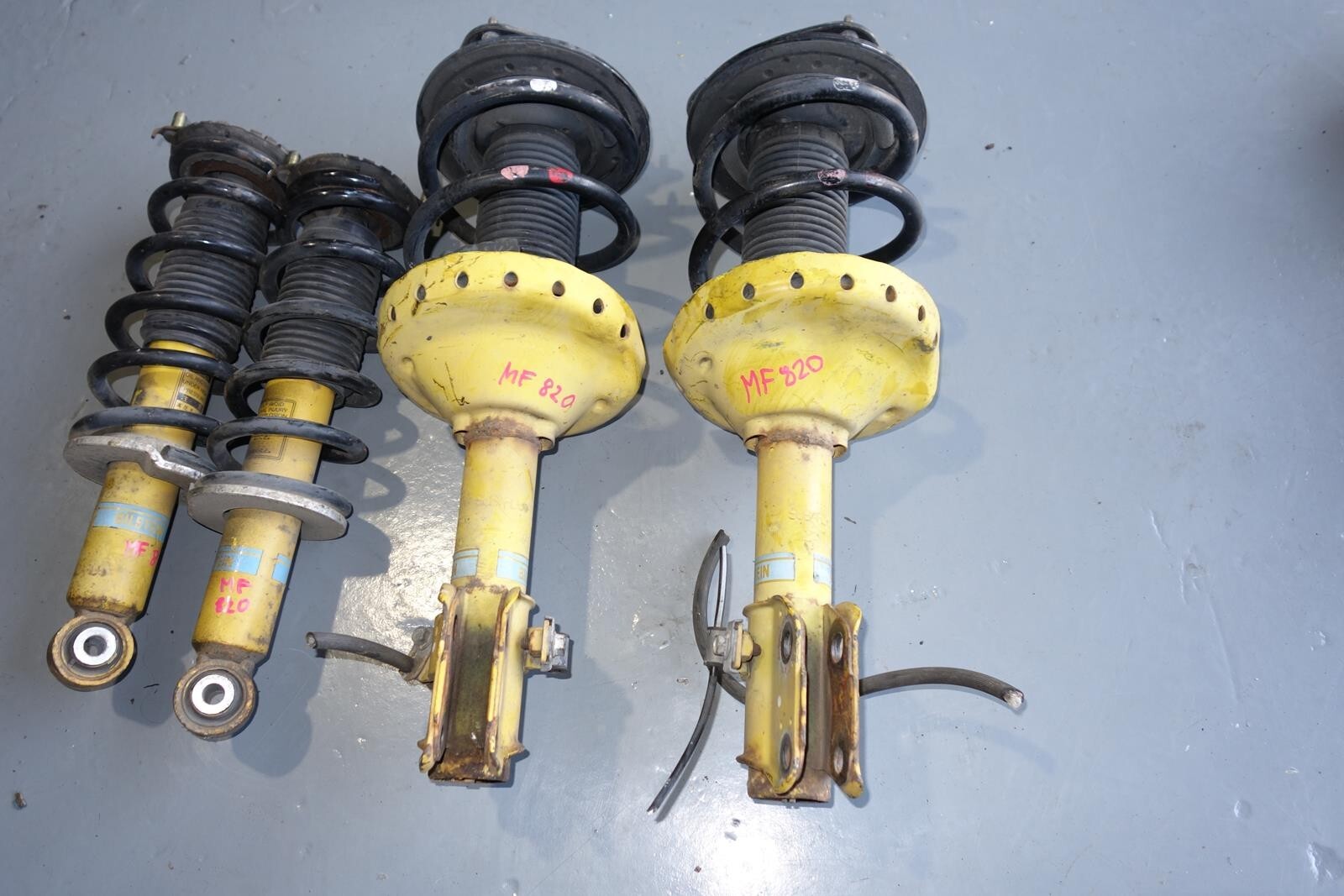 JDM SUBARU LEGACY BILSTEIN SPEC-B SHOCKS FRONT & REAR STRUTS COIL 05-2009 MF-820