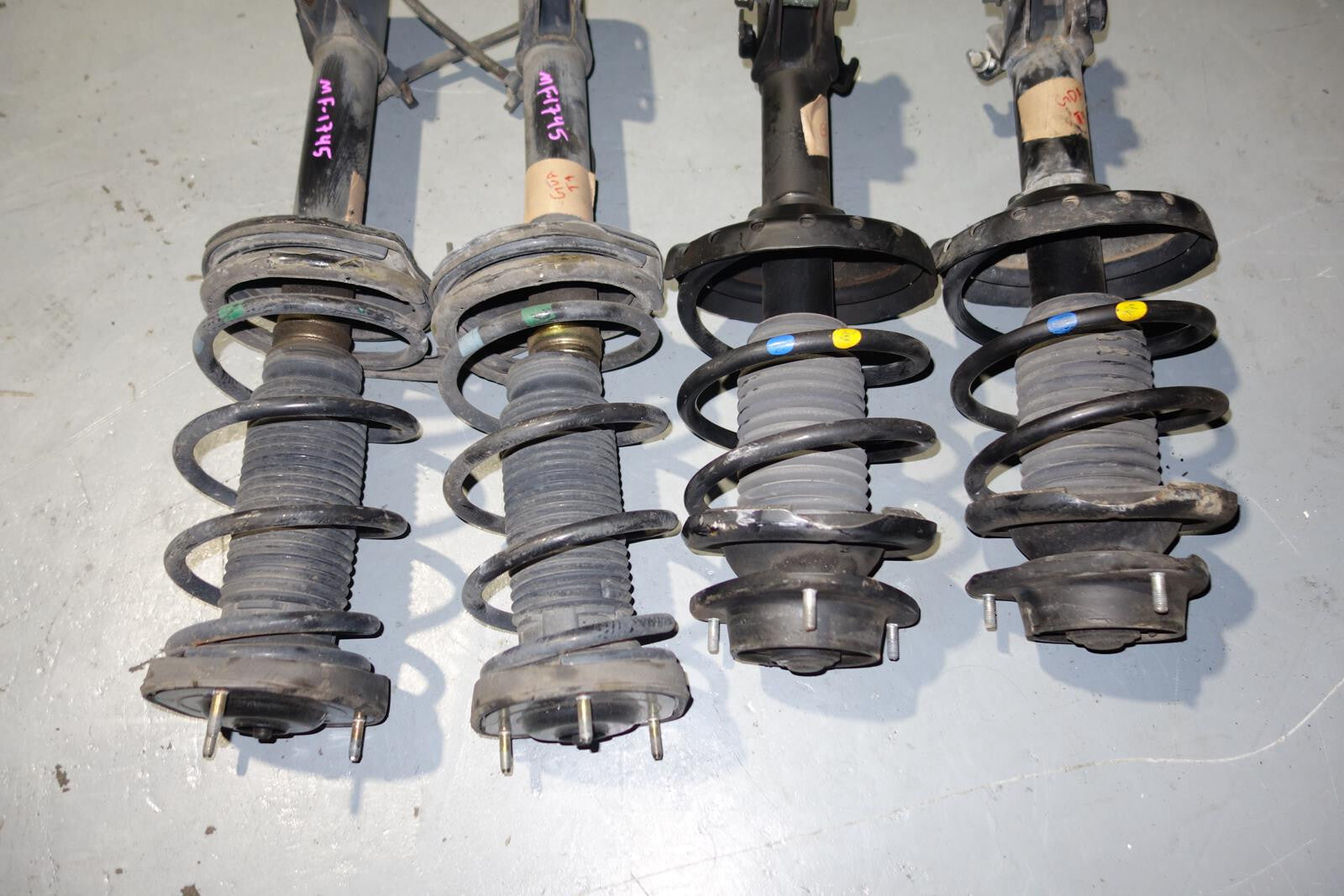 JDM Subaru Impreza WRX Shocks Coil Springs Struts Assembly 2002-2007 V8 V9