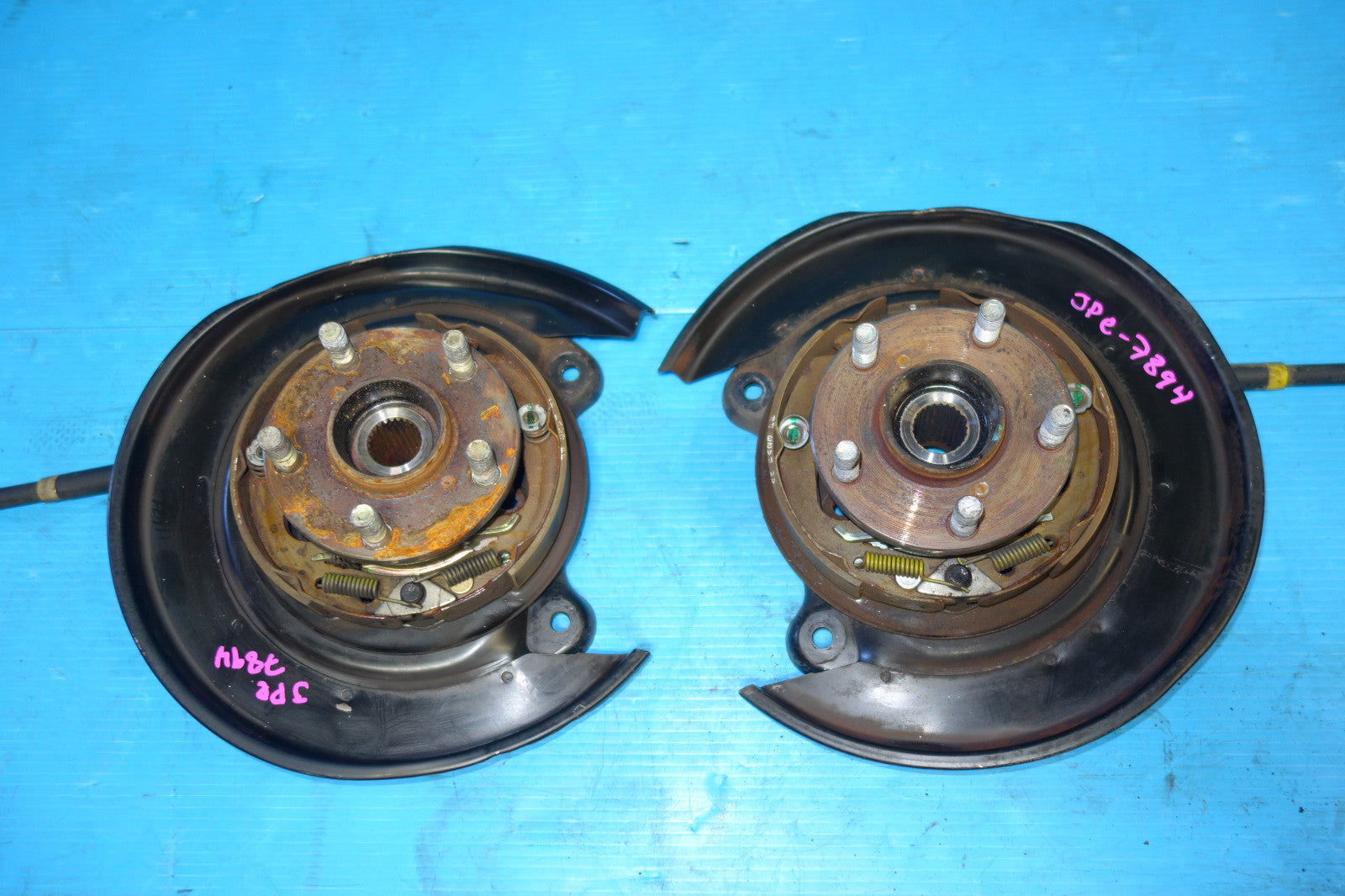 2005-2009 JDM Subaru Legacy Outback Rear Spindles Hubs Knuckles Bearings 5X100