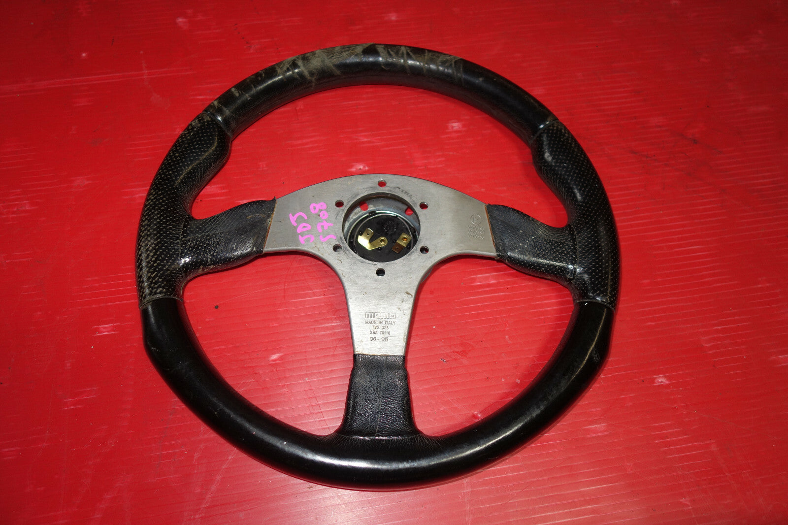 JDM Momo Steering Wheel Italy WRX STI S13 S14 Supra Mazda Lexus RX7 #5708