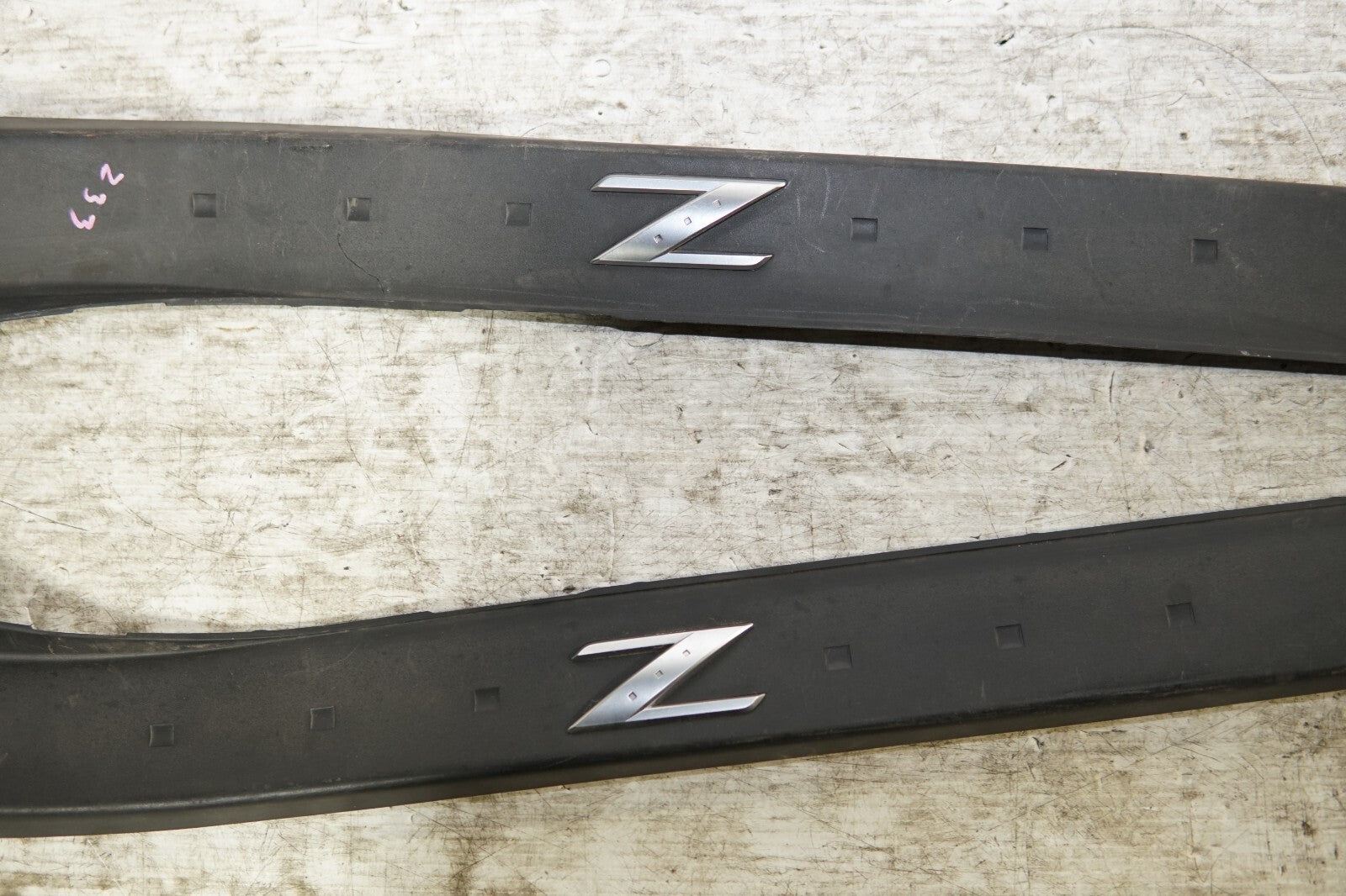 JDM Nissan 350z Door Sills Scuff Plates Genuine 2003-2009 MF-437