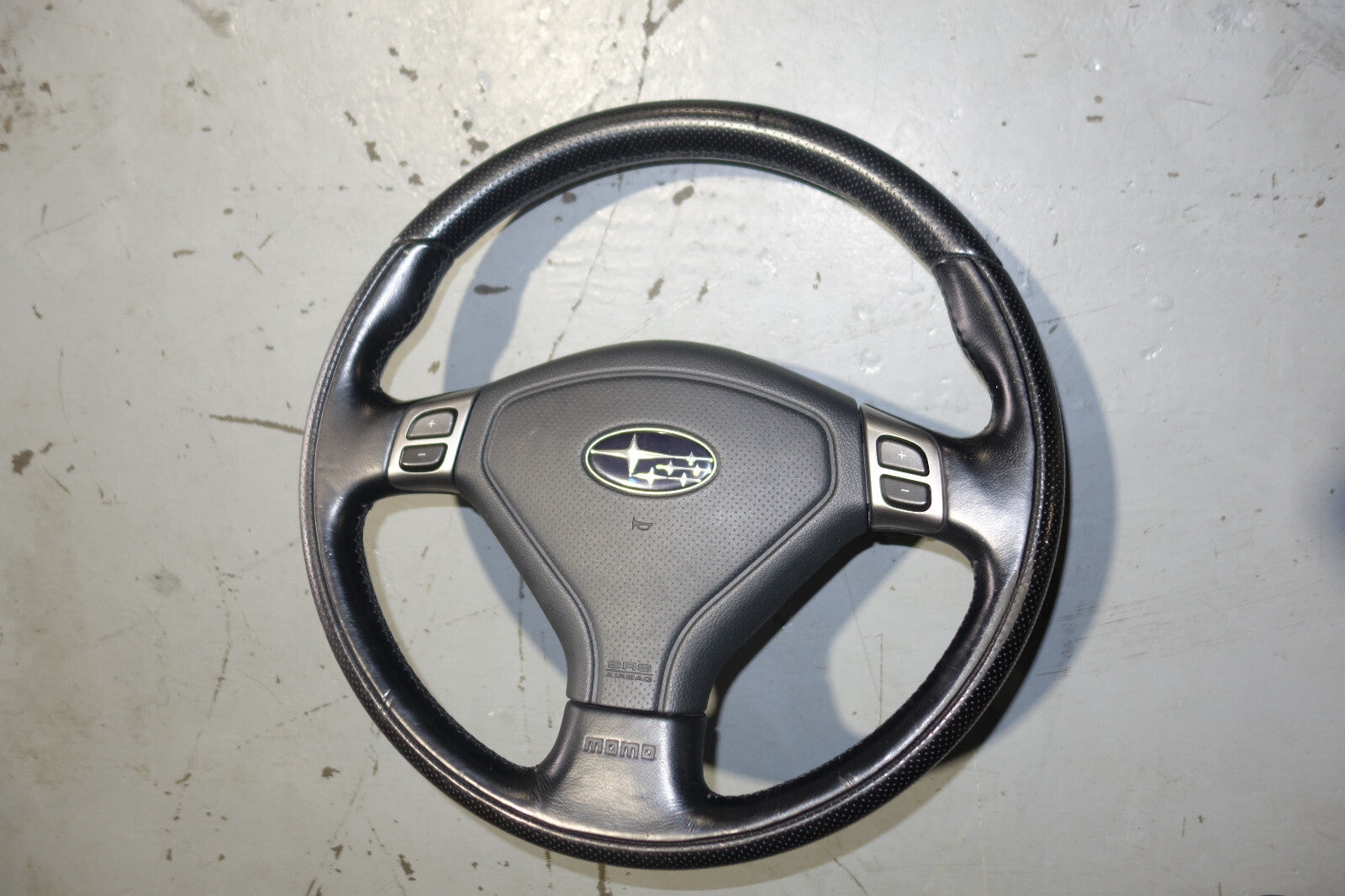 2003-2008 Subaru Forester OEM Momo Steering Wheel & Hub Leather SG5 SG9 #2