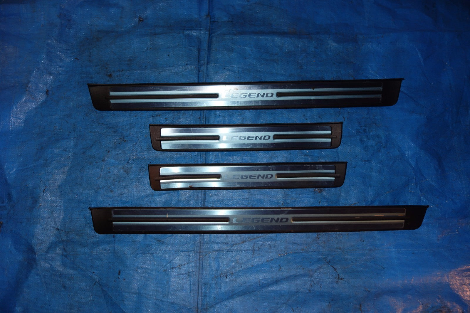 JDM Acura RL OEM Front Rear Door Sills Plates Steps Scuff 2005-2008