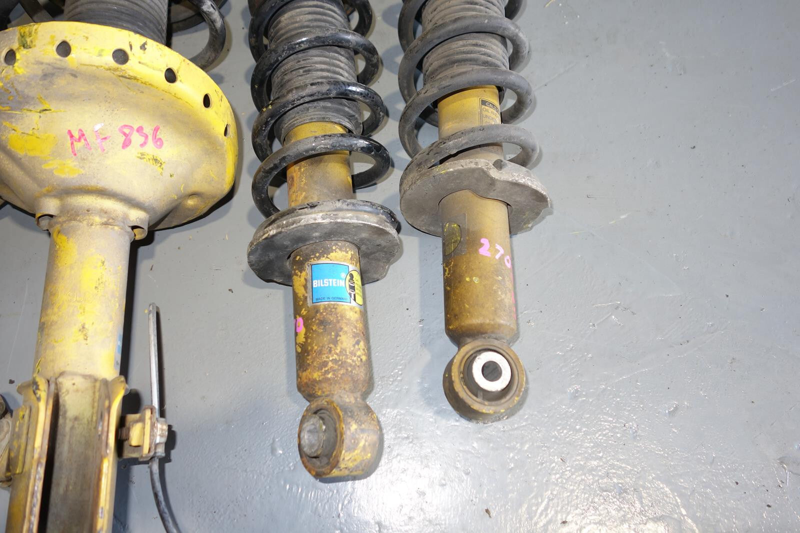 JDM Subaru Legacy Bilstein Shock Spring Strut Front Rear Suspension 05-09 MF-836