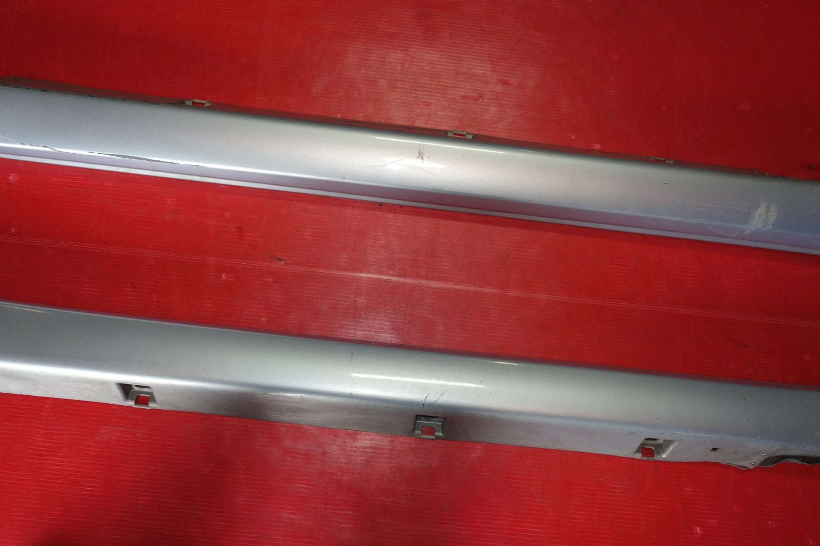 JDM Subaru Forester XT XS OEM Factory Side Skirts Rocker Panels 2003-2008 #6291