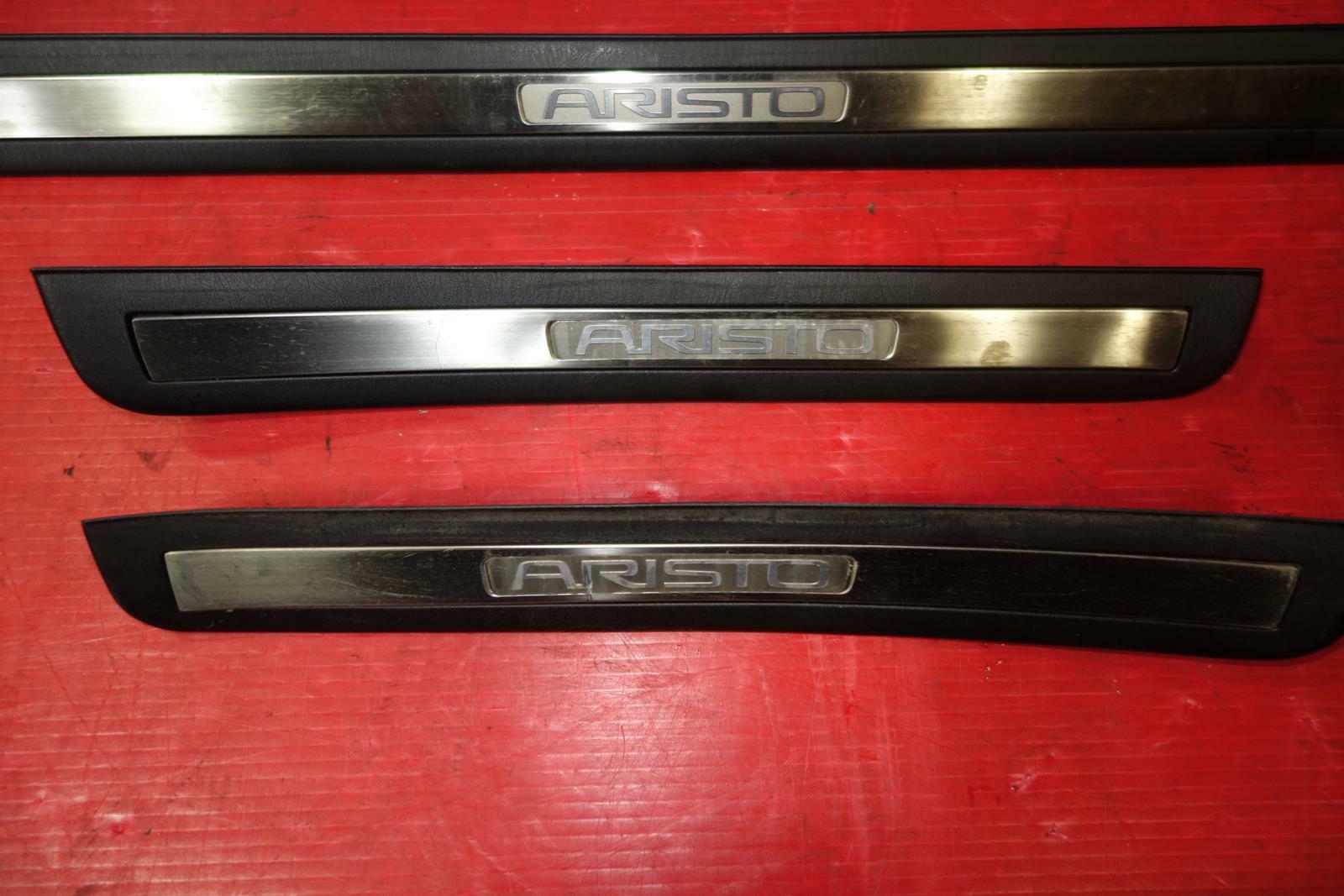JDM Lexus GS300 GS400 GS430 / Aristo JZS161 OEM  Door Sills Plates Steps #6162