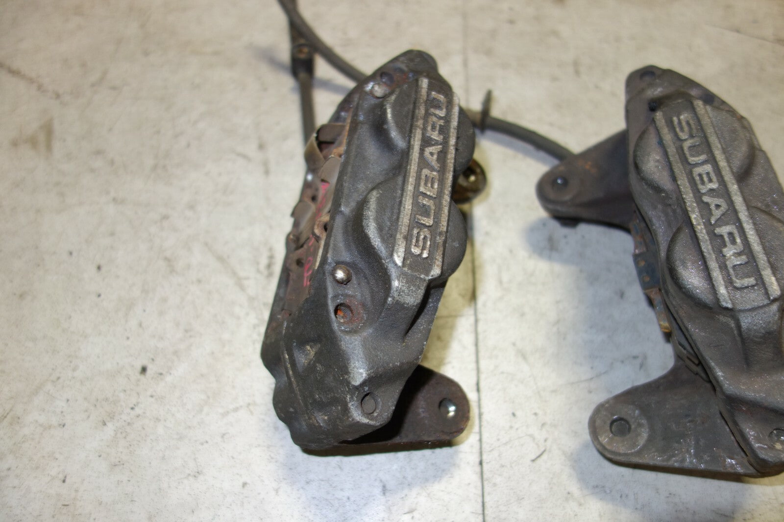 JDM Subaru Impreza WRX Forester Legacy Front Calipers 4 Piston GD GC8 SG5 SF5 BP