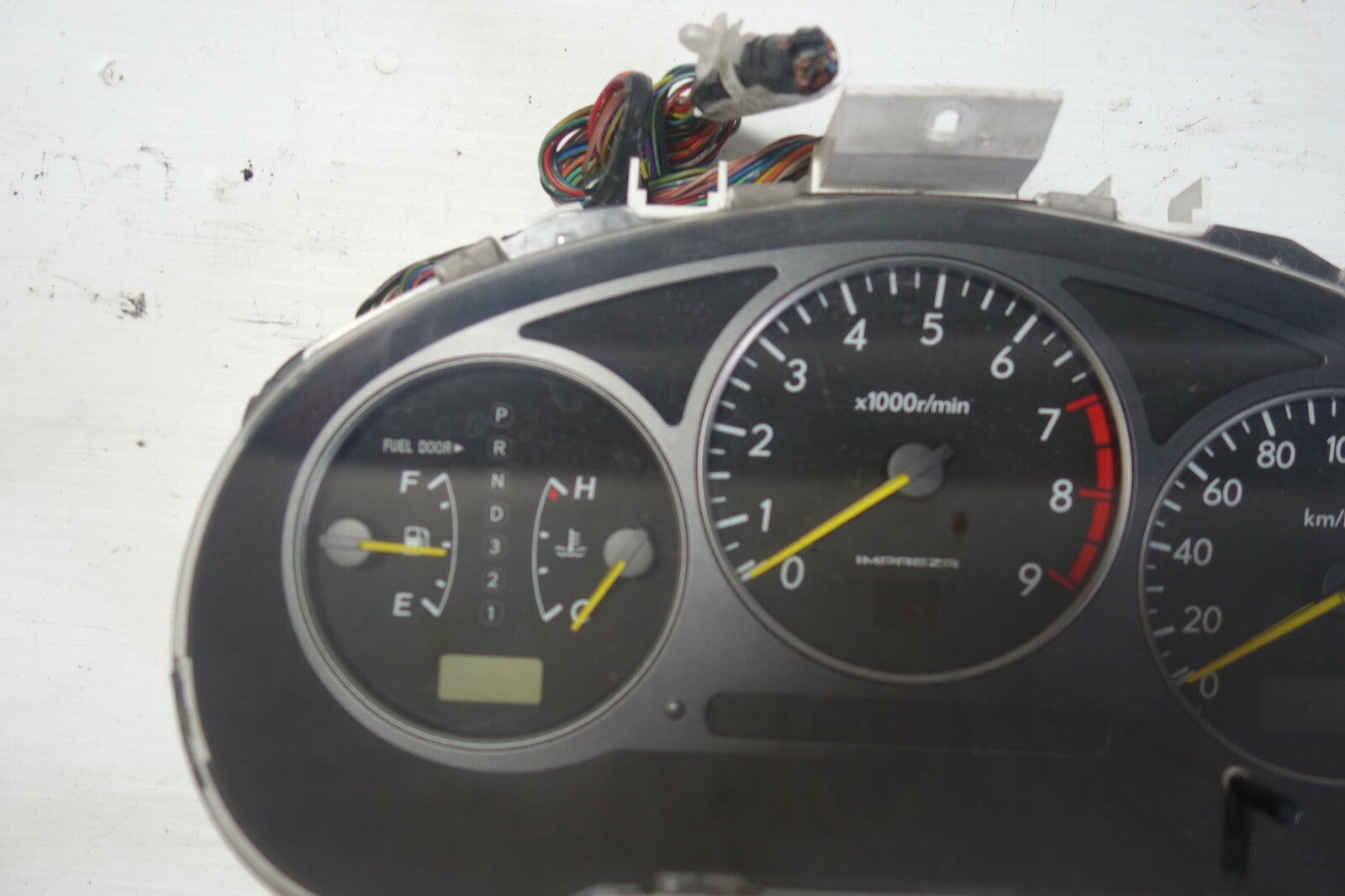 JDM 2002-2003 SUBARU IMPREZA WRX V7  AUTOMATIC GAUGE CLUSTER  SPEEDOMETER