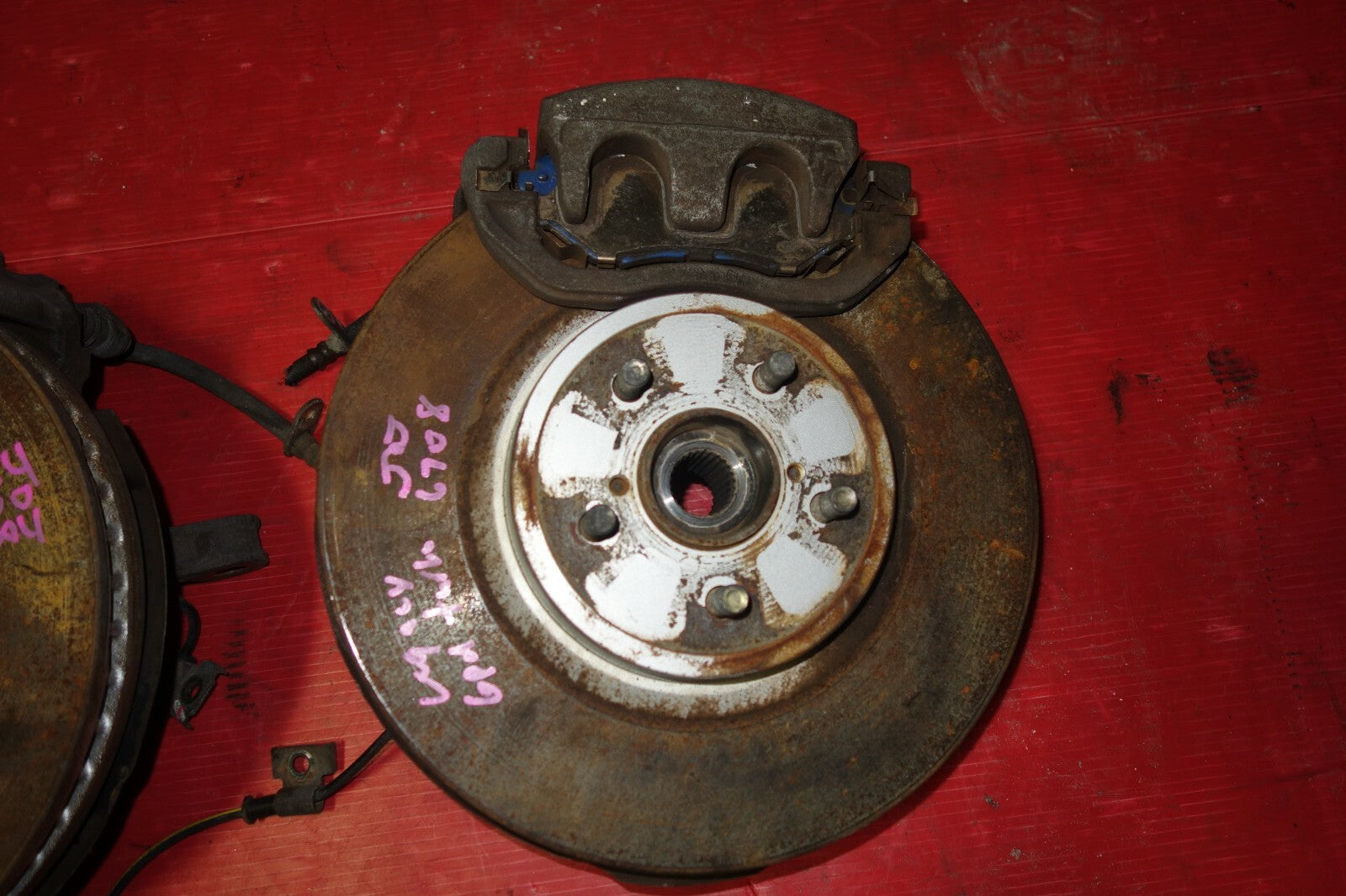 JDM Subaru Legacy / Outback Front Spindle Hub Knuckle Caliper 2005-2009
