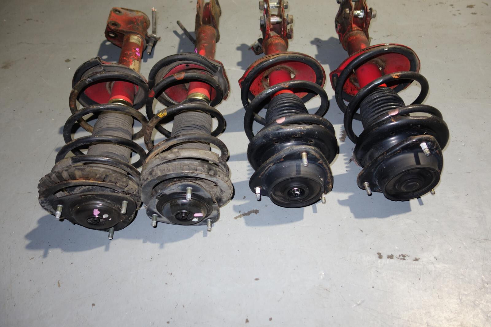 JDM Subaru Impreza WRX STi 5x100 Shocks Coil Springs Struts 2002-2007 V8 V7 V9