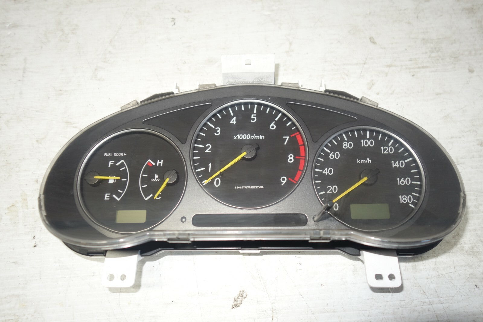 JDM 02-03 SUBARU IMPREZA WRX VERSION 7 MANUAL GAUGE CLUSTER  SPEEDOMETER M-349