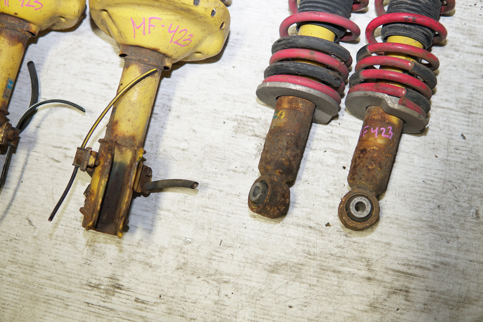 JDM Subaru Legacy BILSTEIN Shocks Struts STi Coil Springs Suspension 2005-2009
