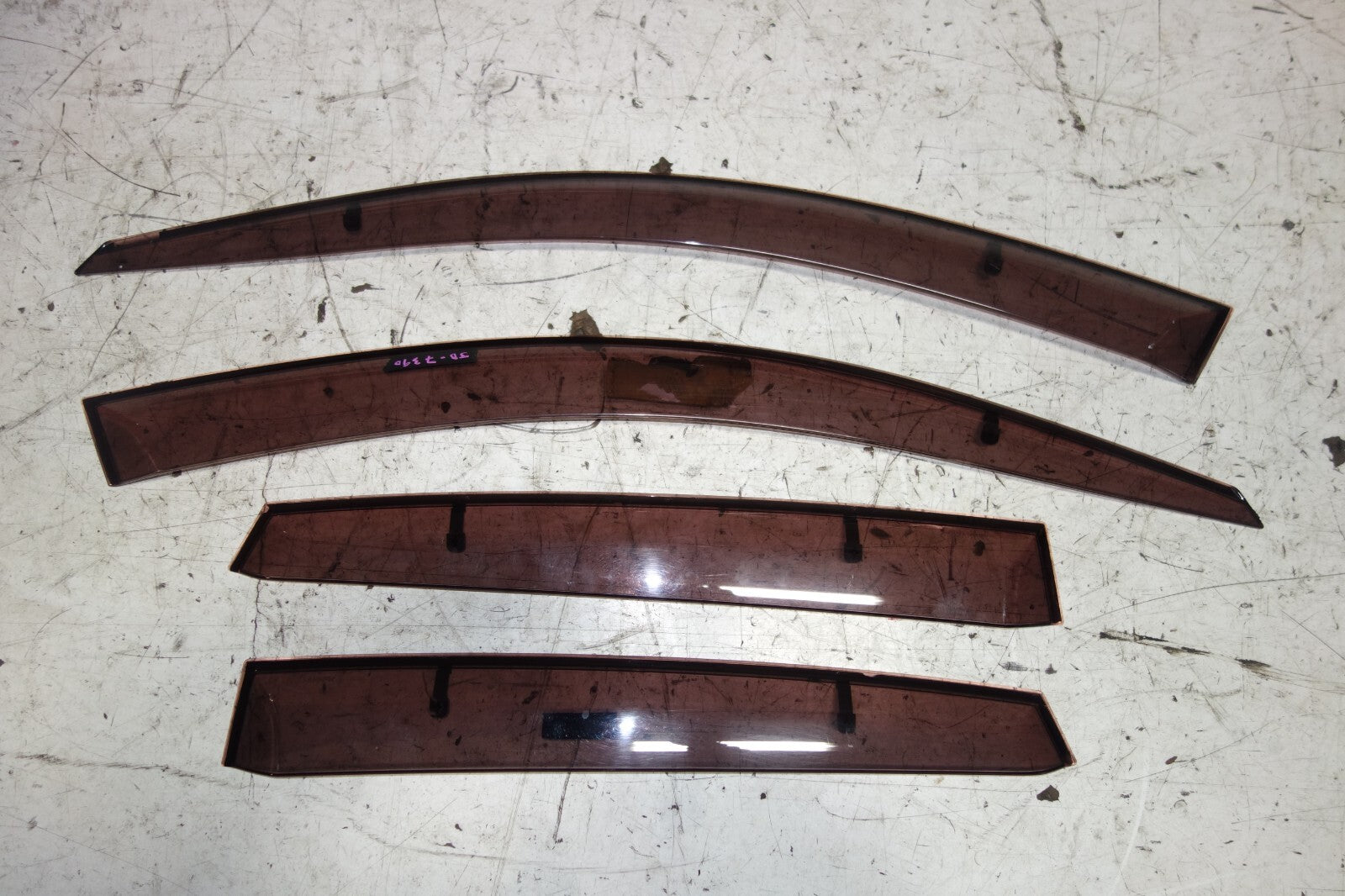 JDM Subaru Impreza WRX STI Window Visors Rain Guards 2008-2014 GRF GRB OEM Japan