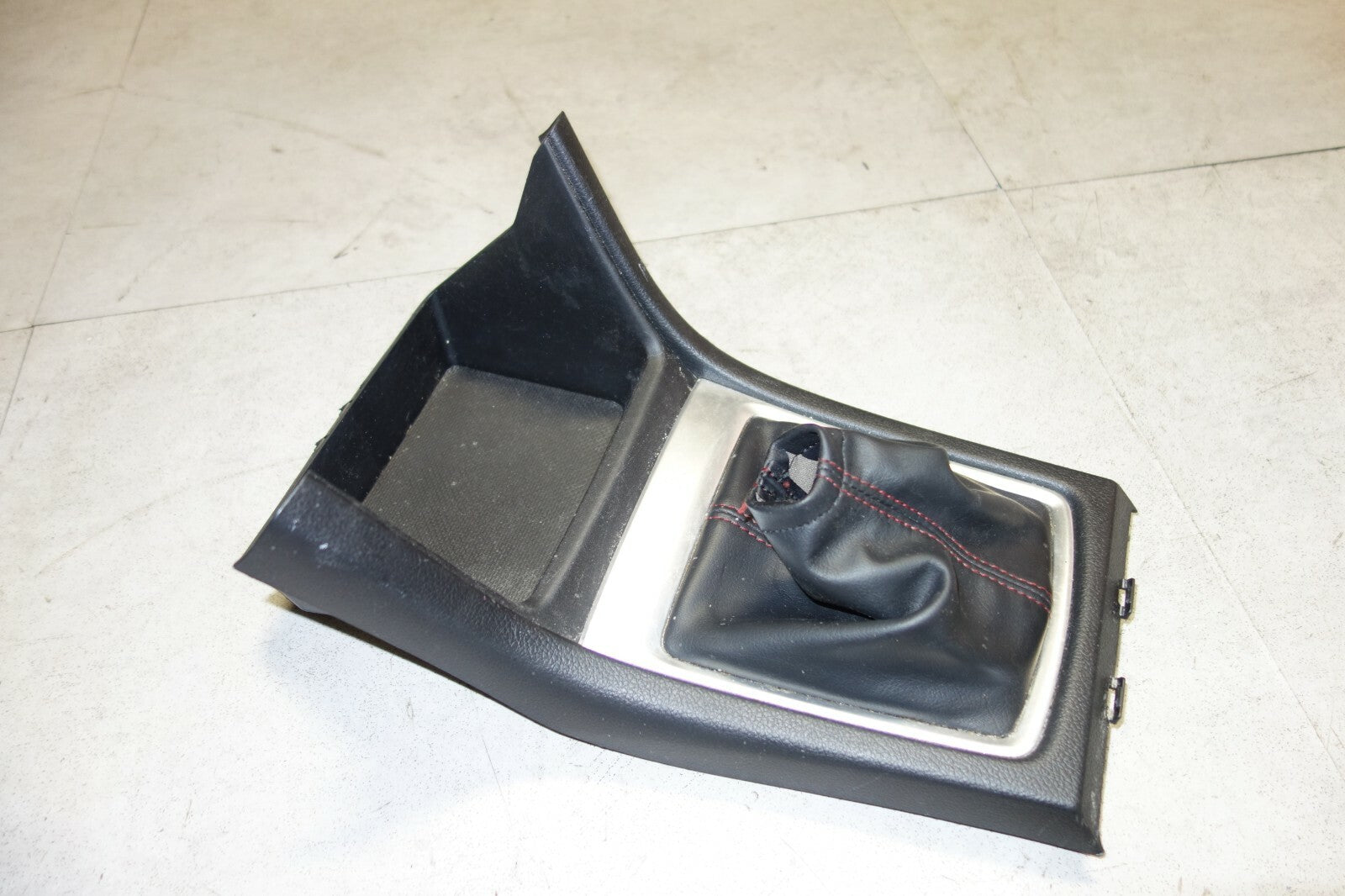 Subaru WRX OEM Shifter Console Trim Bezel Shift Boot Red Stitching VA 2015-2020